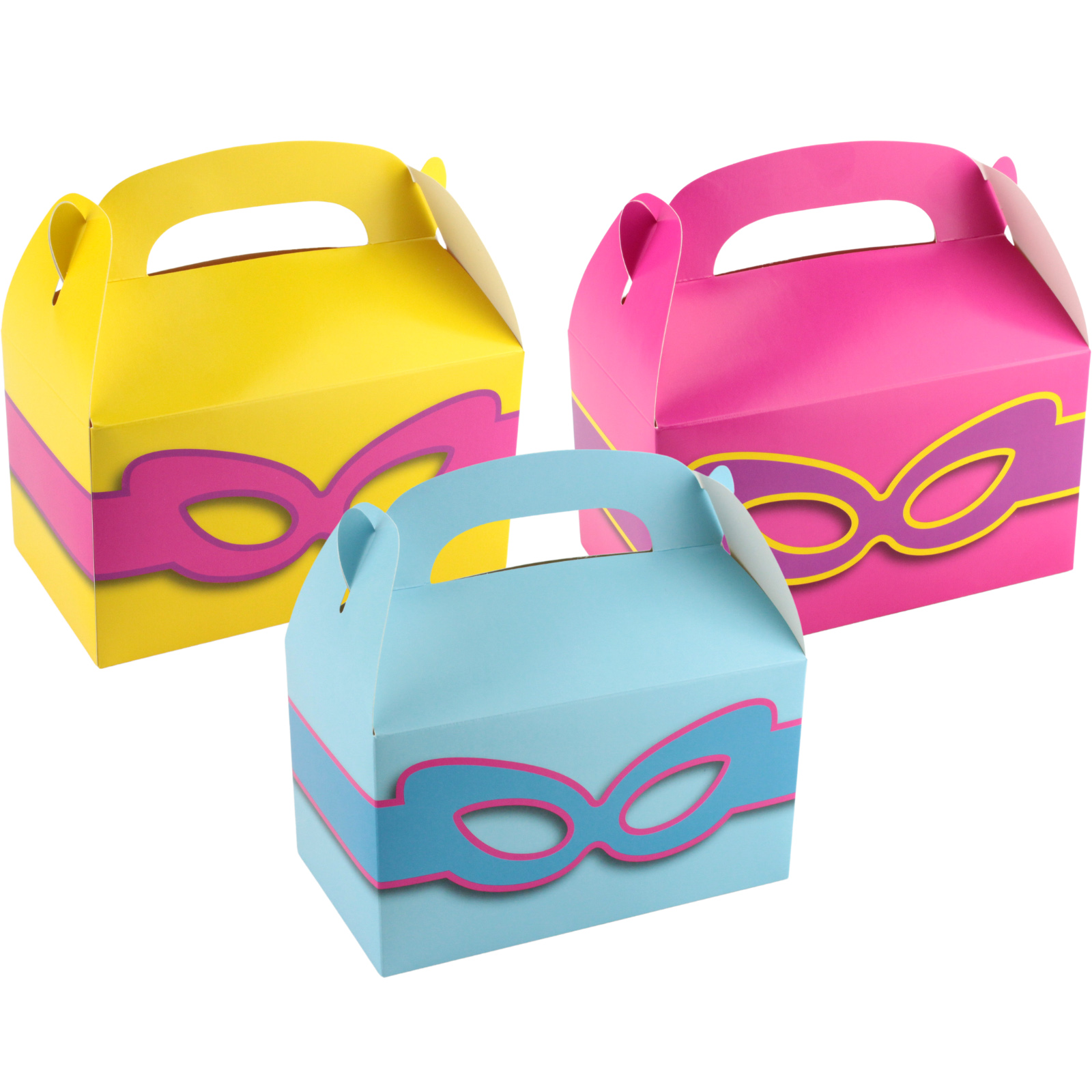 Superhero Girl Treat Boxes (Pack of 6)
