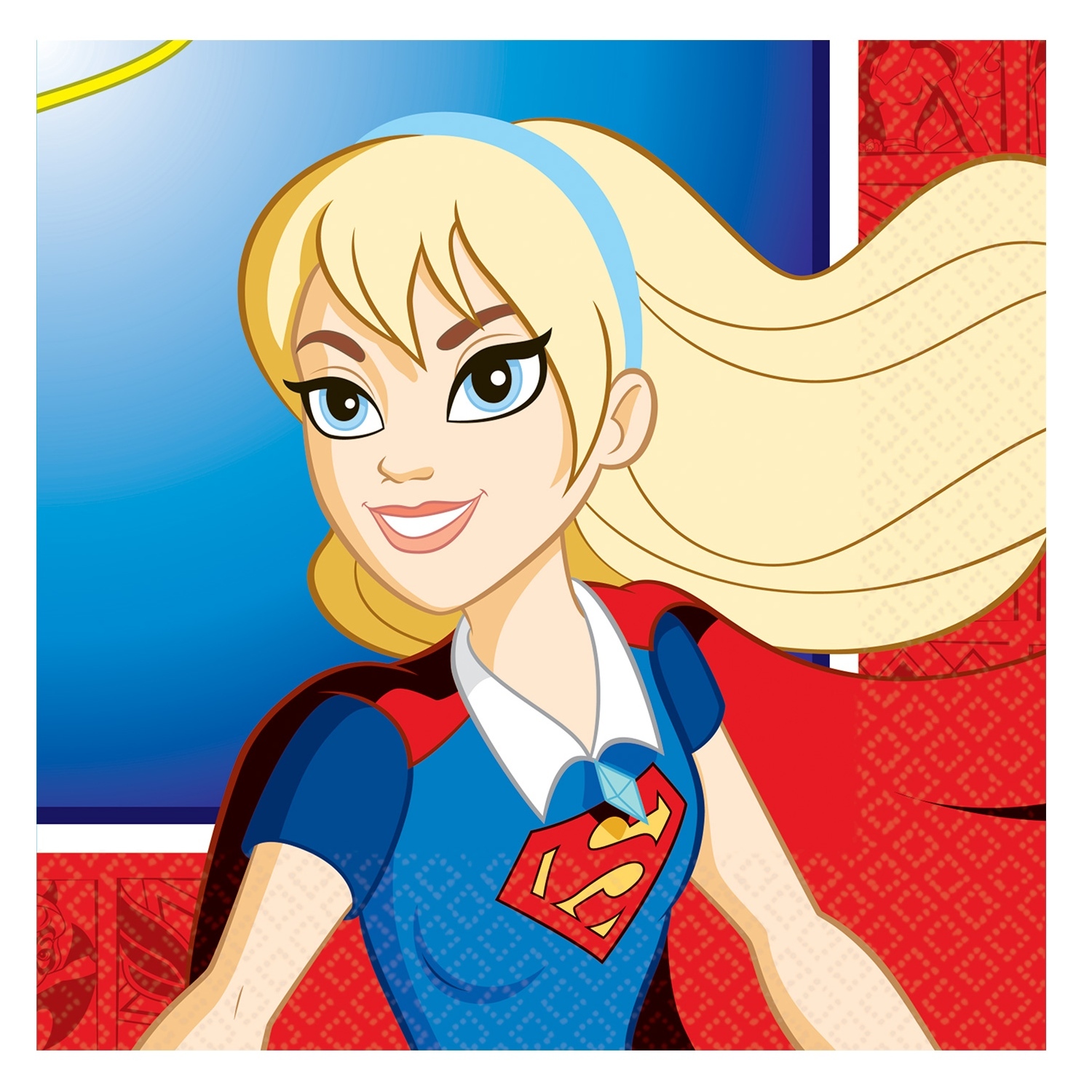 Super Hero Girls Small Paper Napkins (Pack of 16)