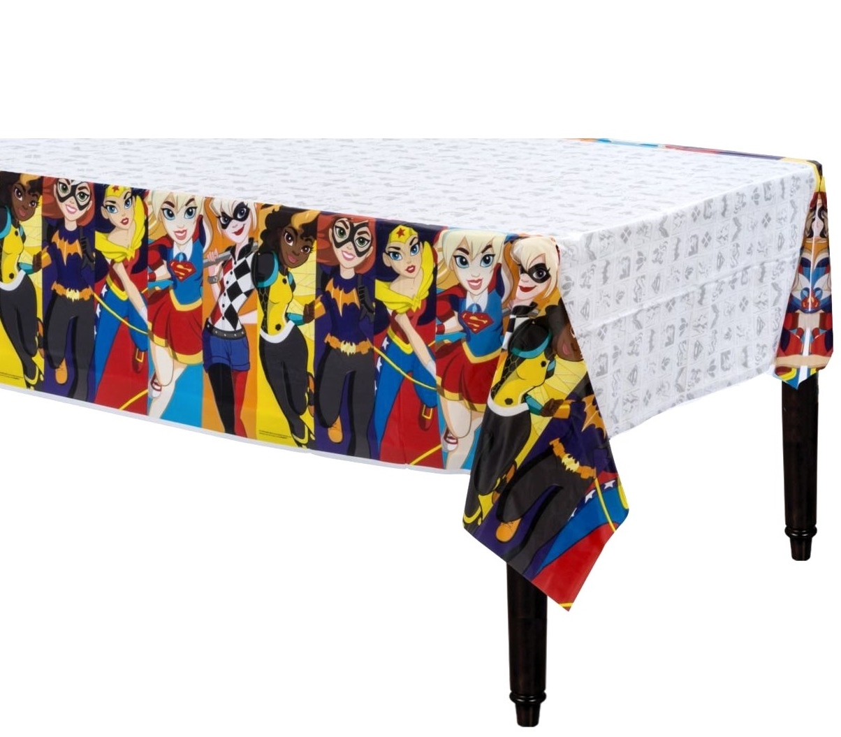 Super Hero Girls Plastic Tablecloth