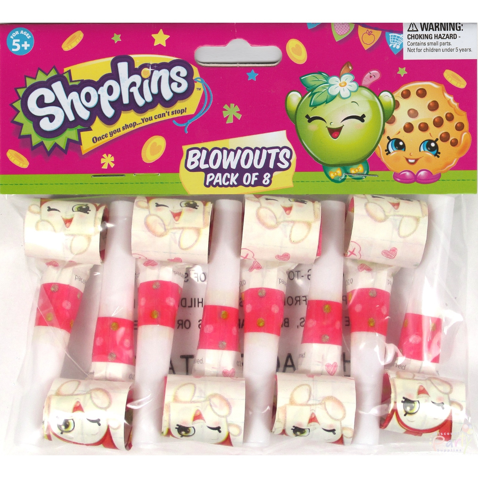 Shopkins Party Blowers (Pack of 8)