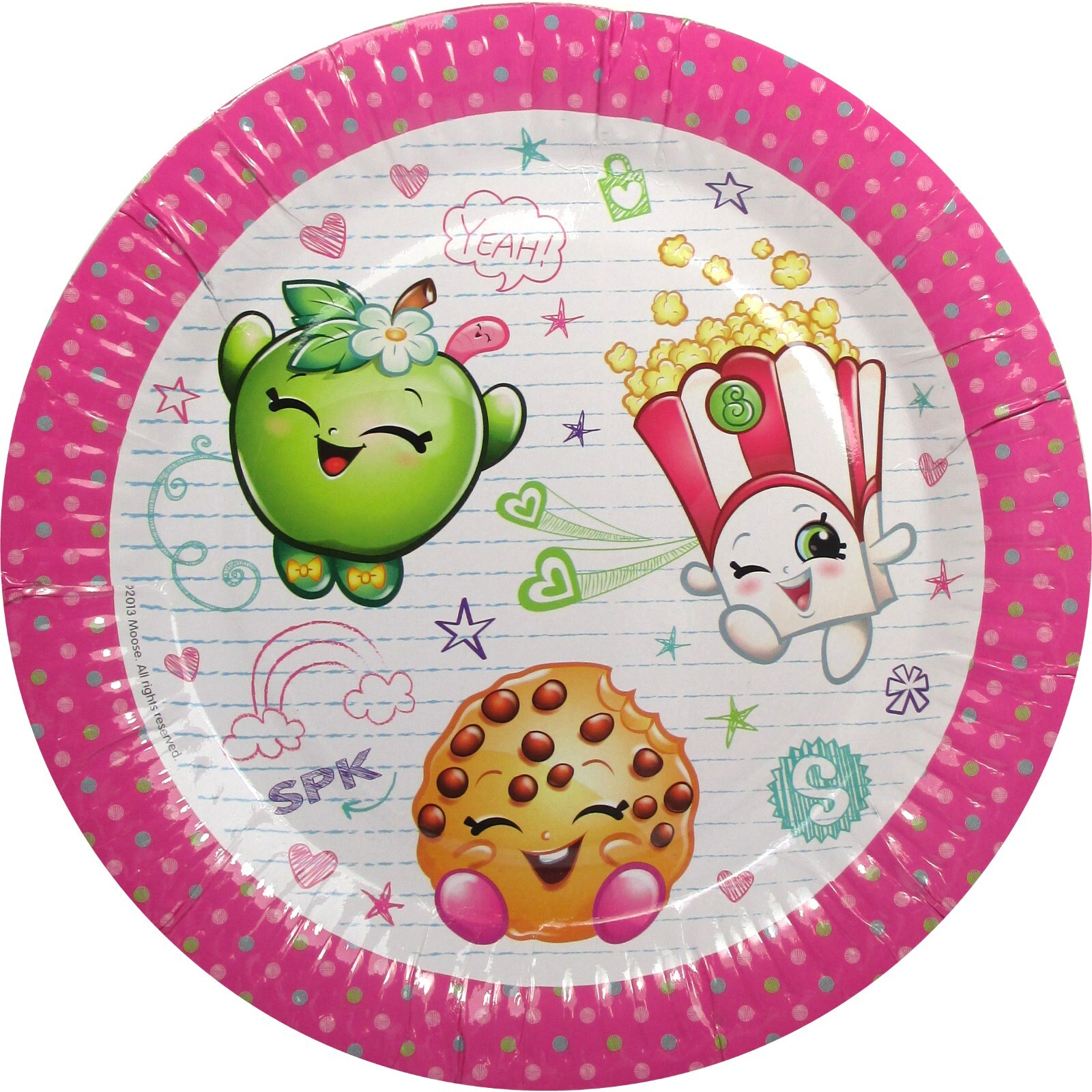 Shopkins Large Paper Plates (Pack of 8)