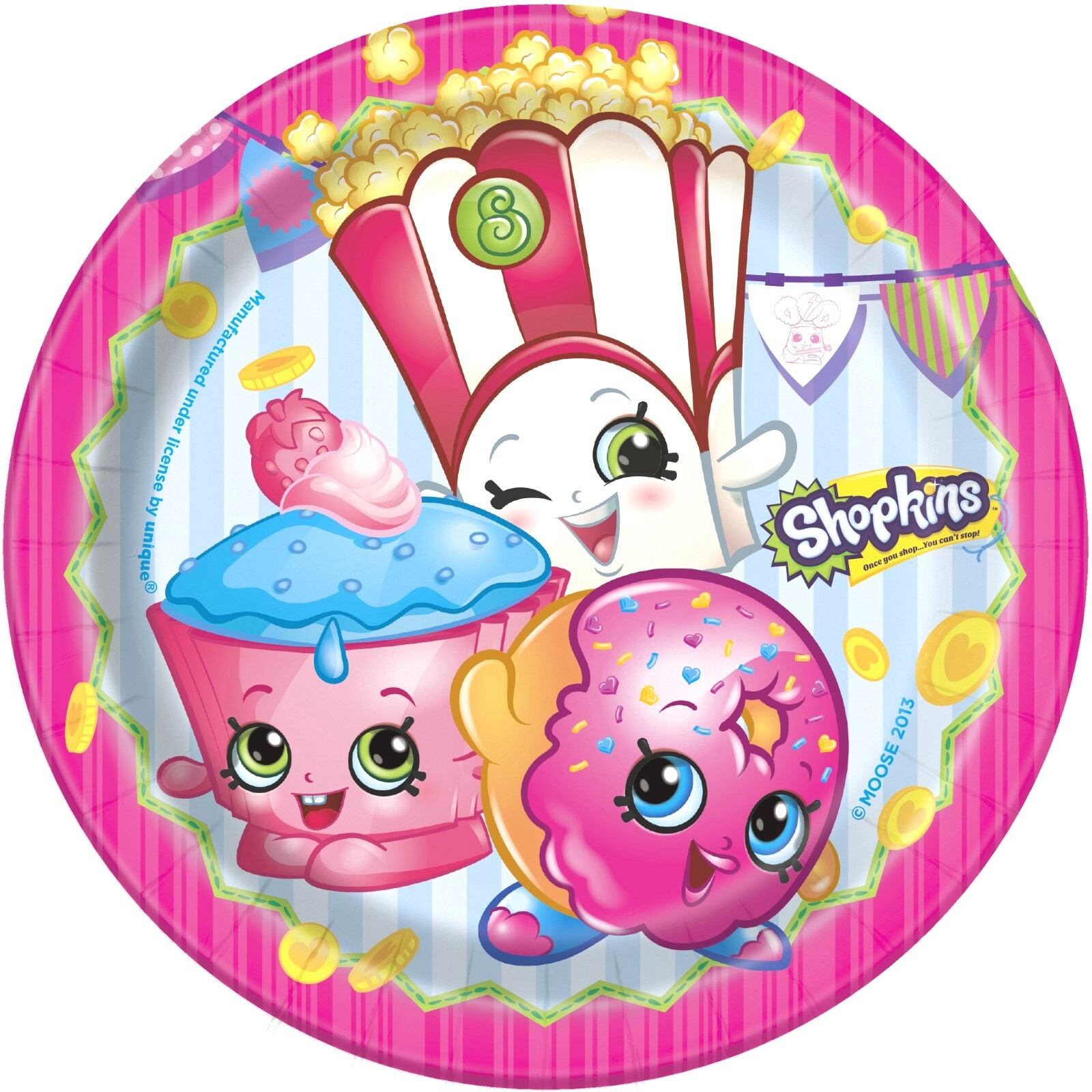 Shopkins Small Paper Plates (Pack of 8)