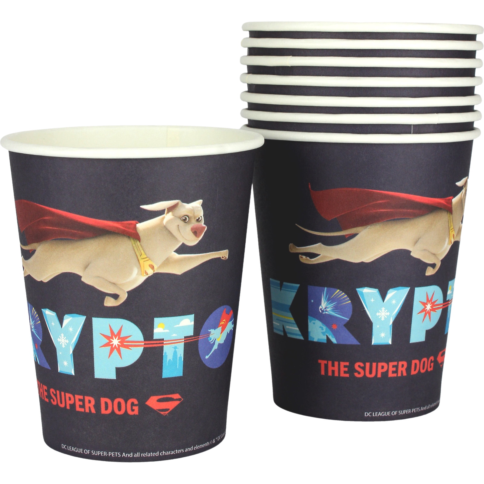 DC League of Super-Pets Paper Cups (Pack of 8)