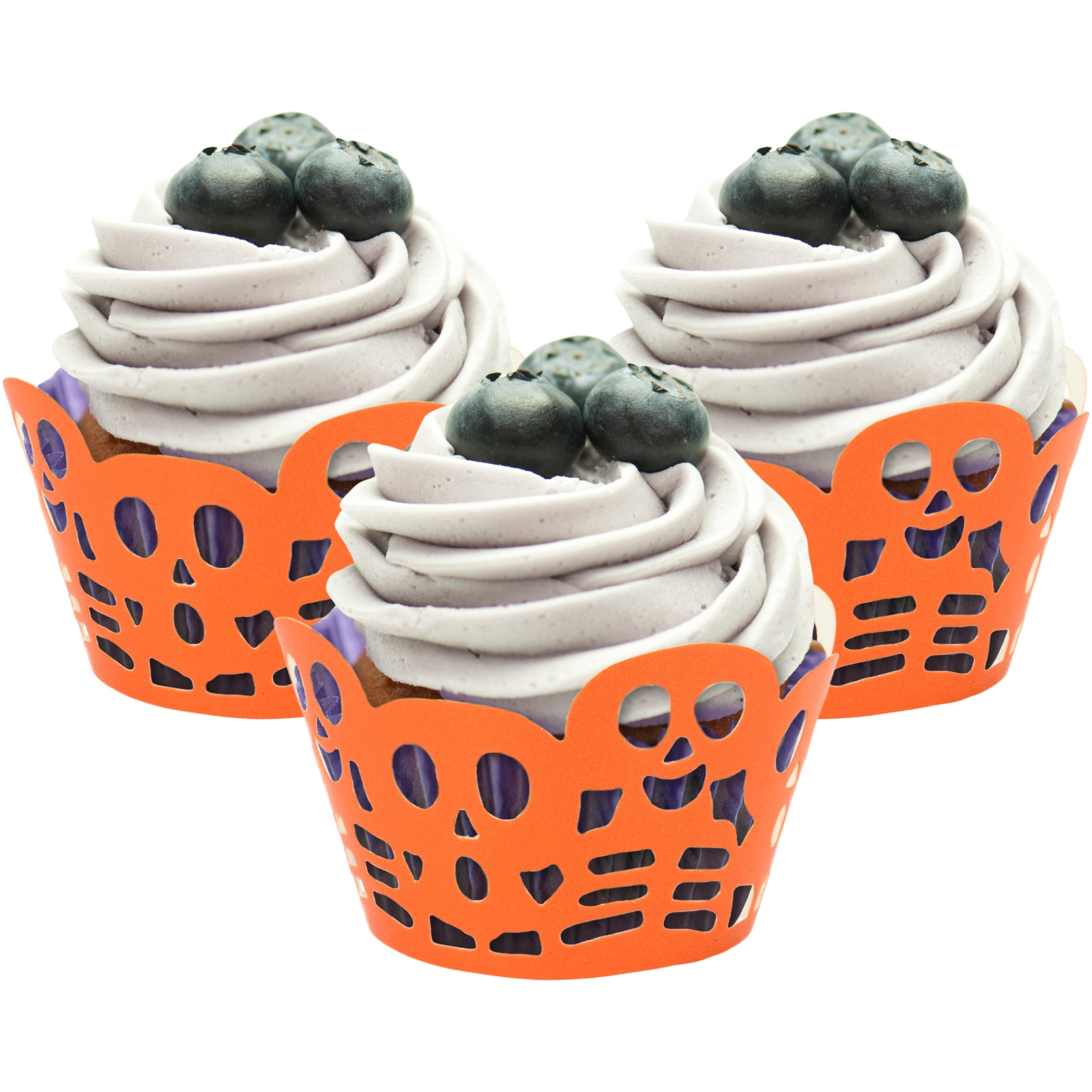 Skeleton Cupcake Wrappers (Pack of 12) 