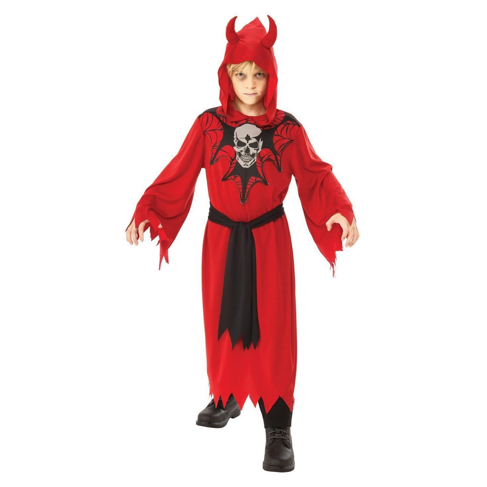 Skeleton Robe Child Costume Large
