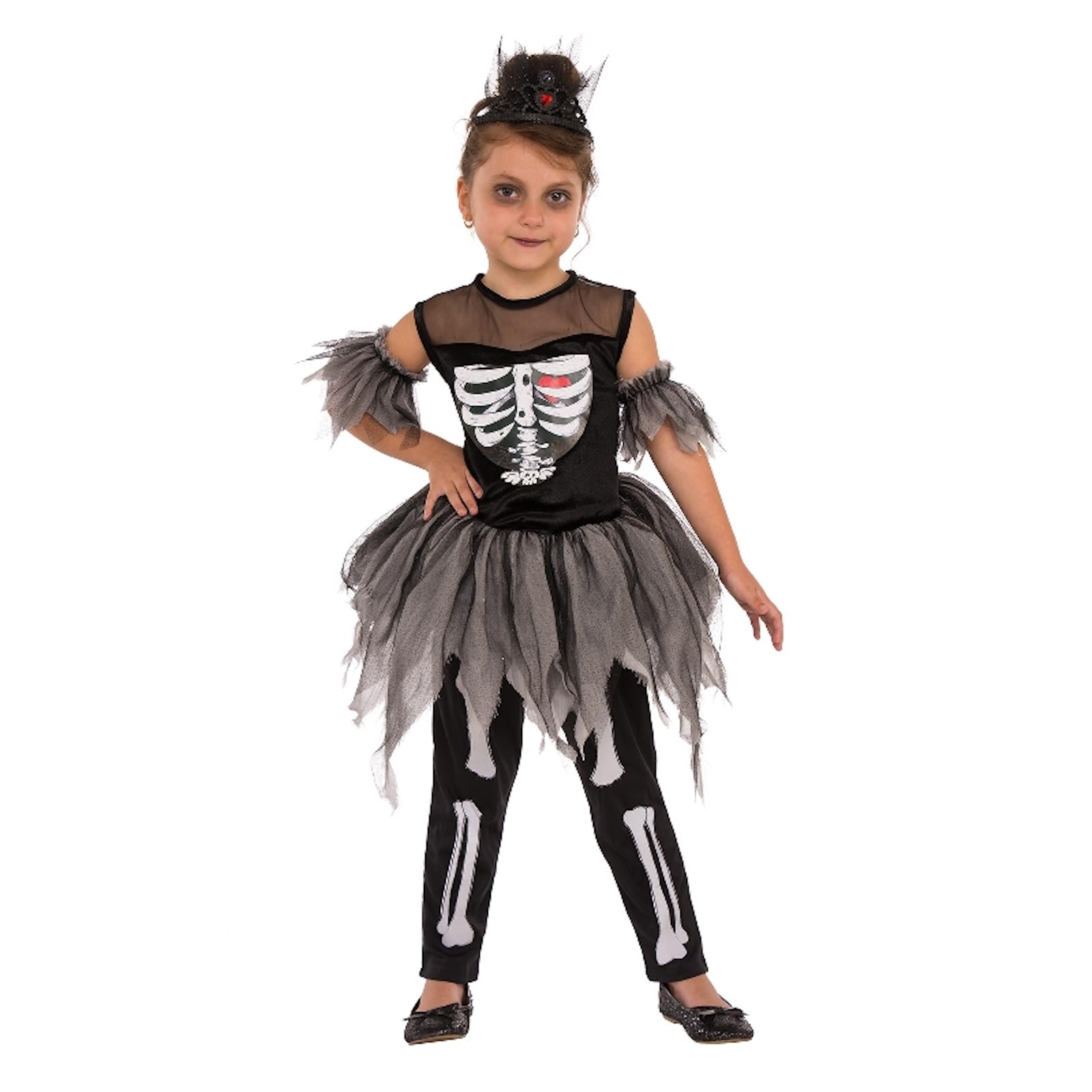Skelerina Child Costume Large