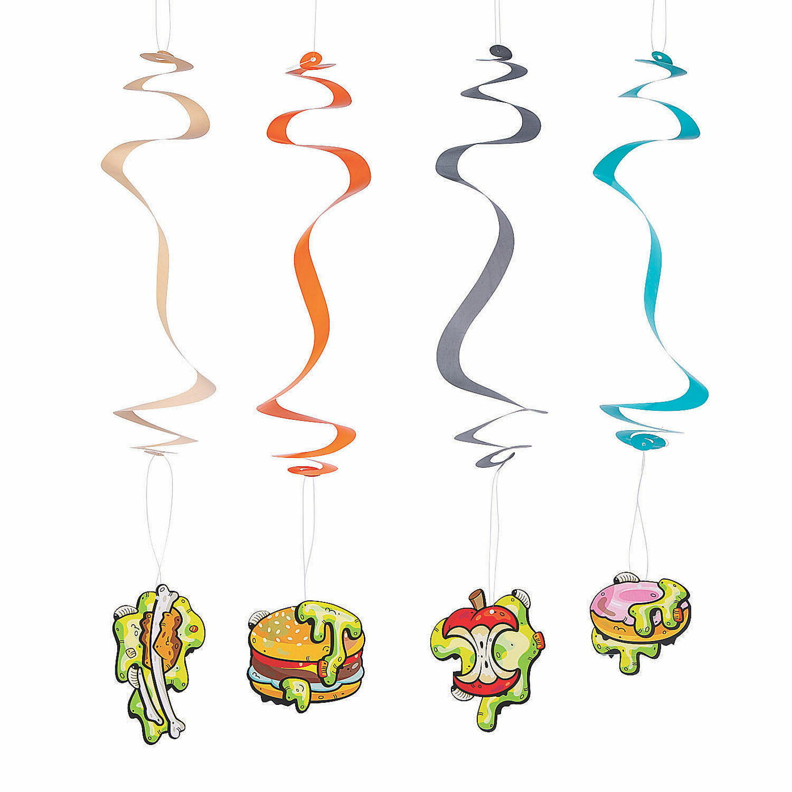 Gross Slime Swirl Decorations (Pack of 12)