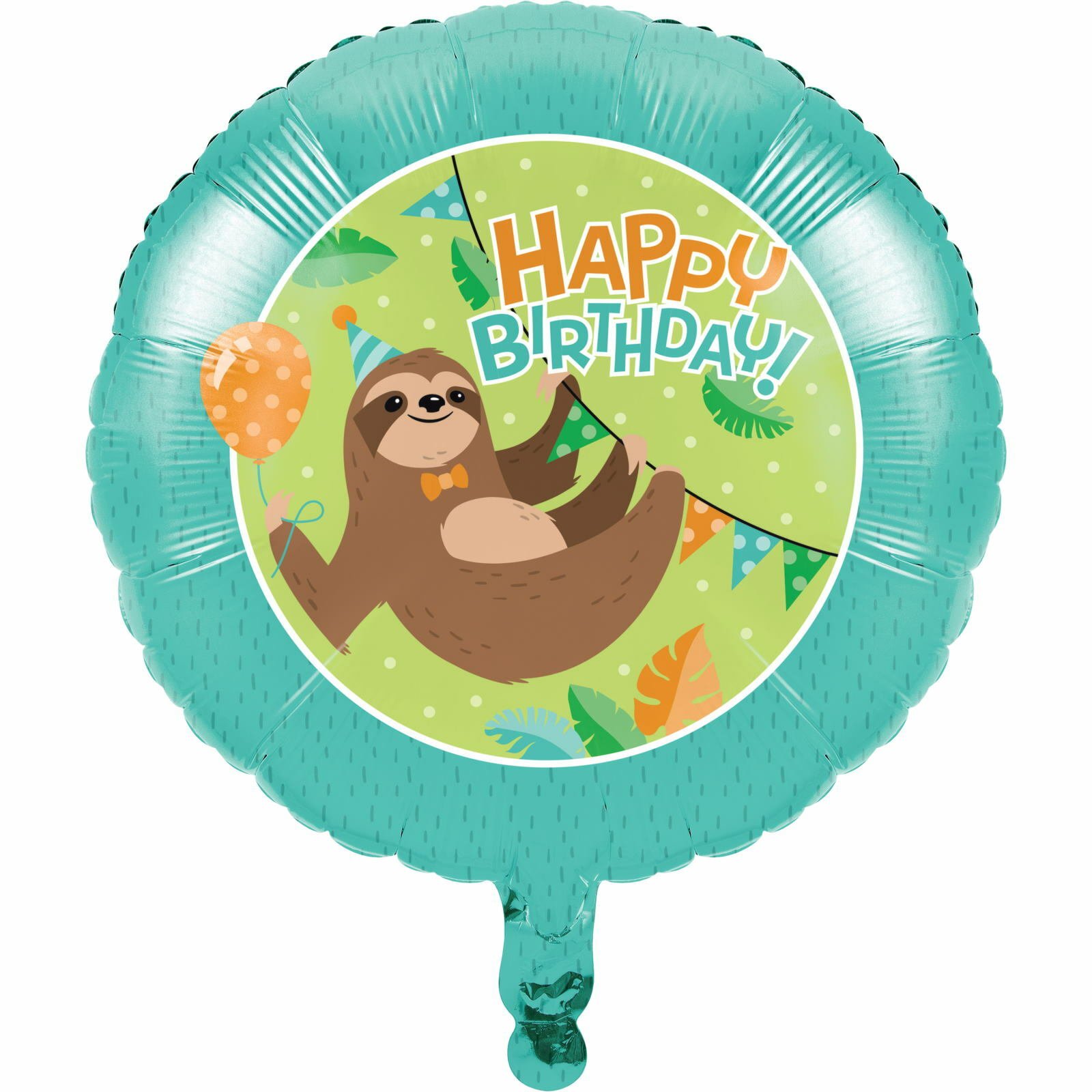 Sloth Party Helium Balloon