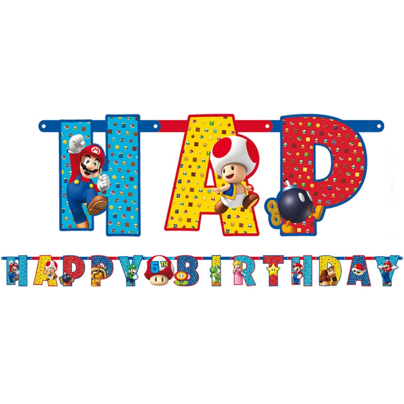 Super Mario Bros. Add an Age Banner Kit