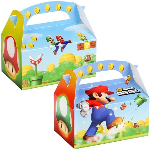 Super Mario Bros. Lolly/Treat Boxes (Pack of 4)