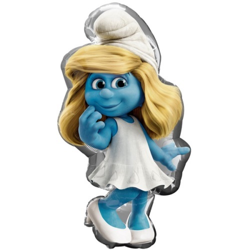 Smurfette Supershape Jumbo Helium Balloon