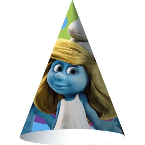 Smurfs Party Hats (Pack of 8)