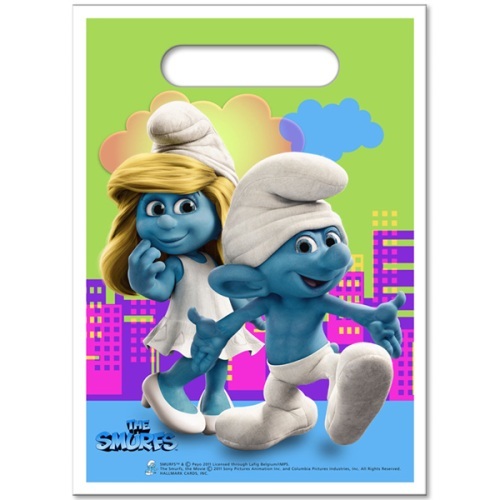 Smurfs Lolly/Treat Bags (Pack of 8)