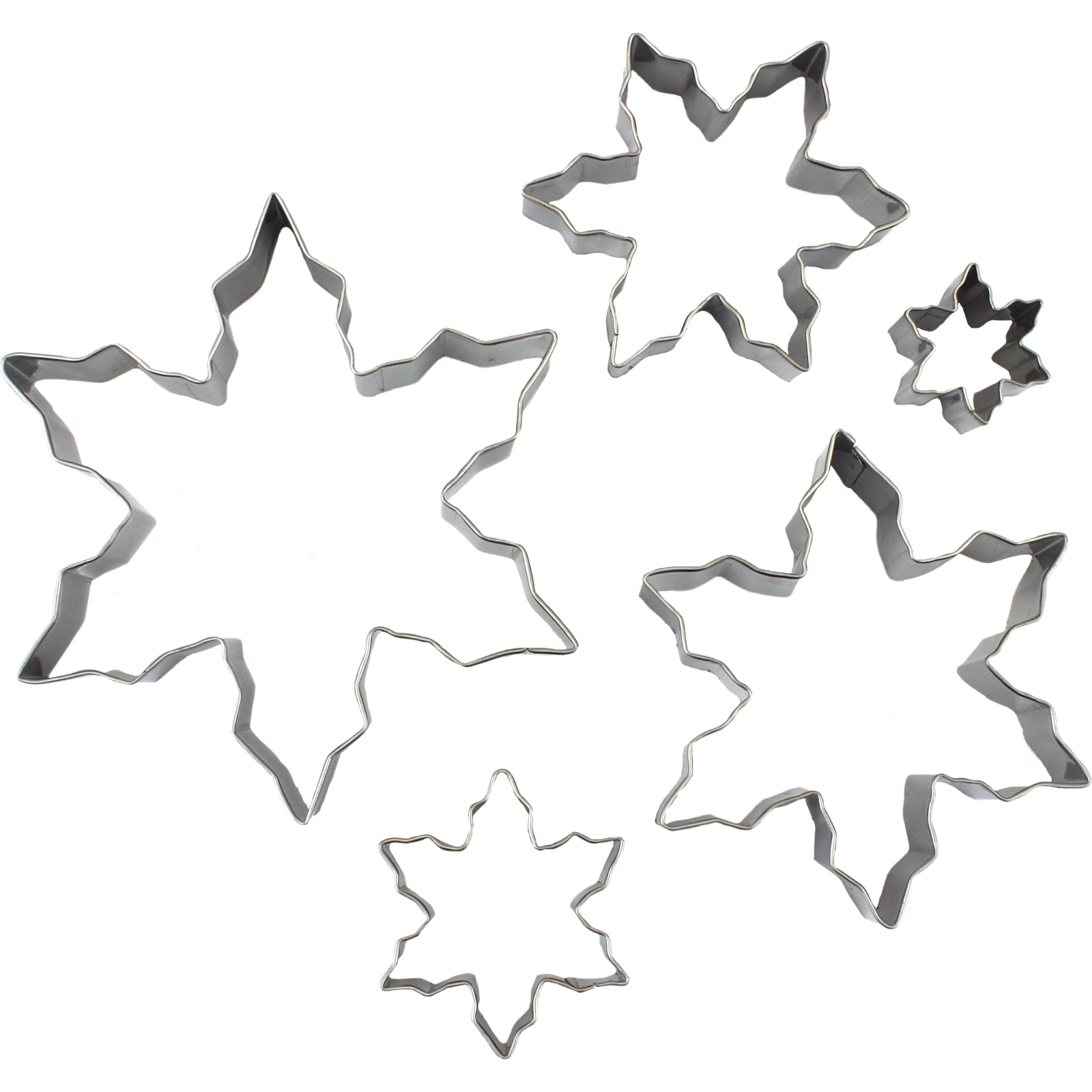 Snowflake Cookie Cutters (Pack of 5)