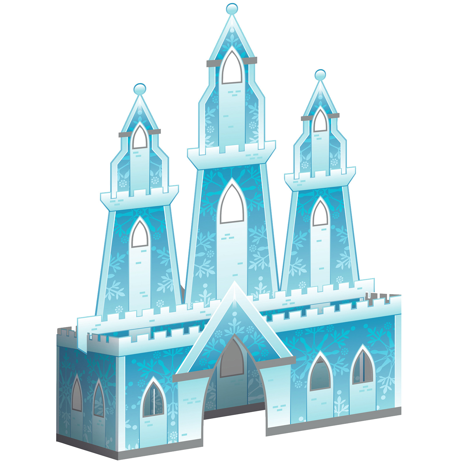 Snow Princess Castle 3D Centrepiece