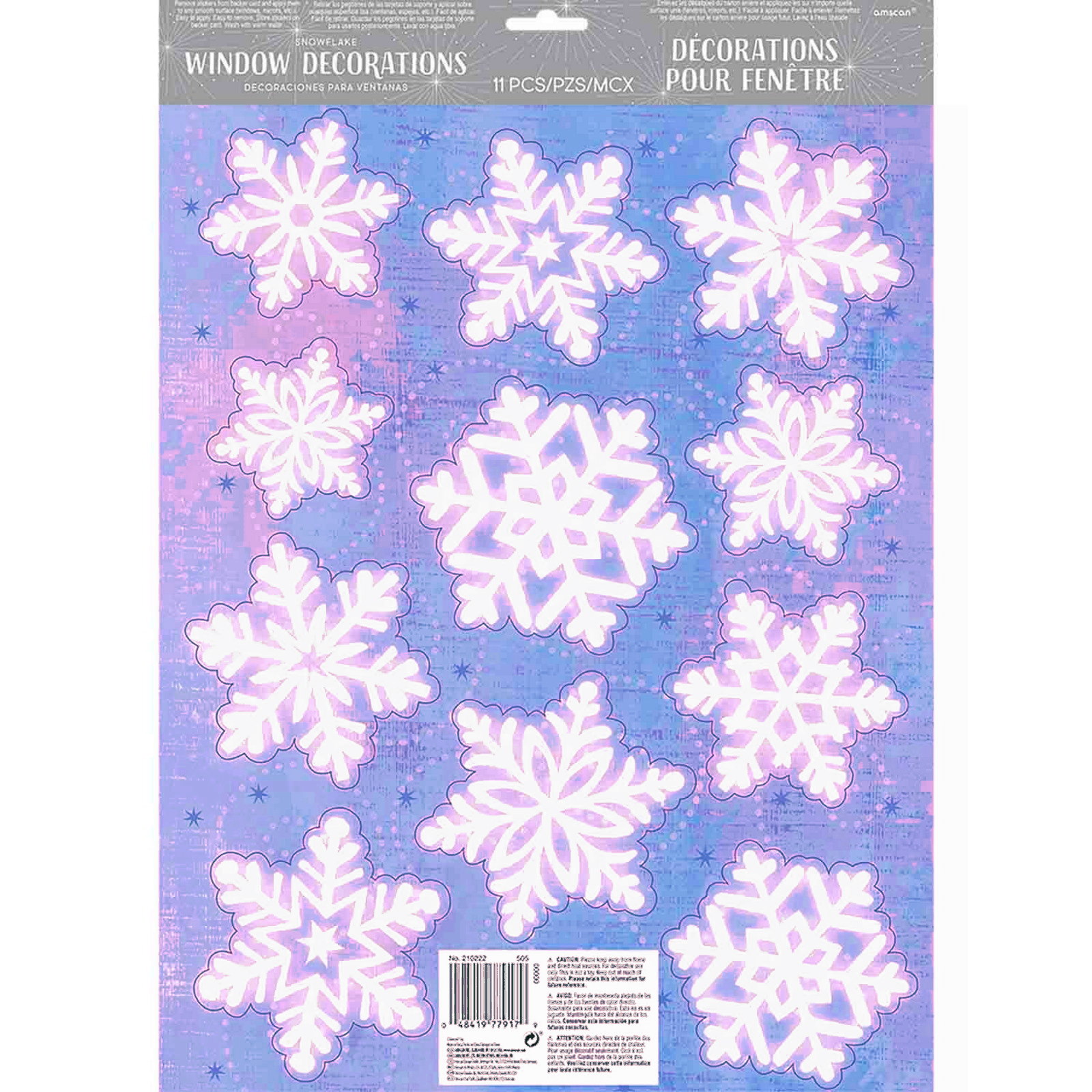Snowflake Window Decoration Kit (Pack of 11)