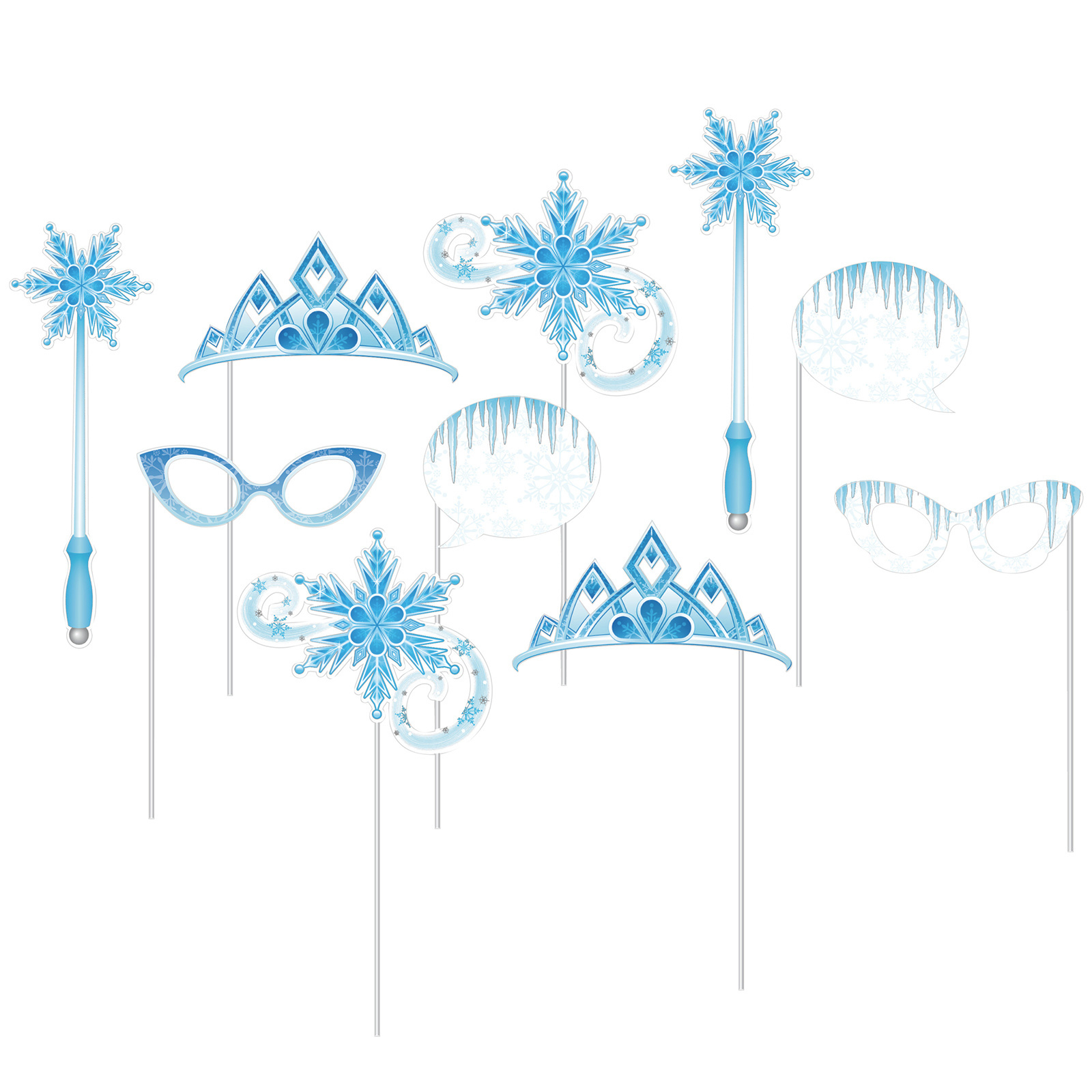 Snow Princess Photo Booth Props 