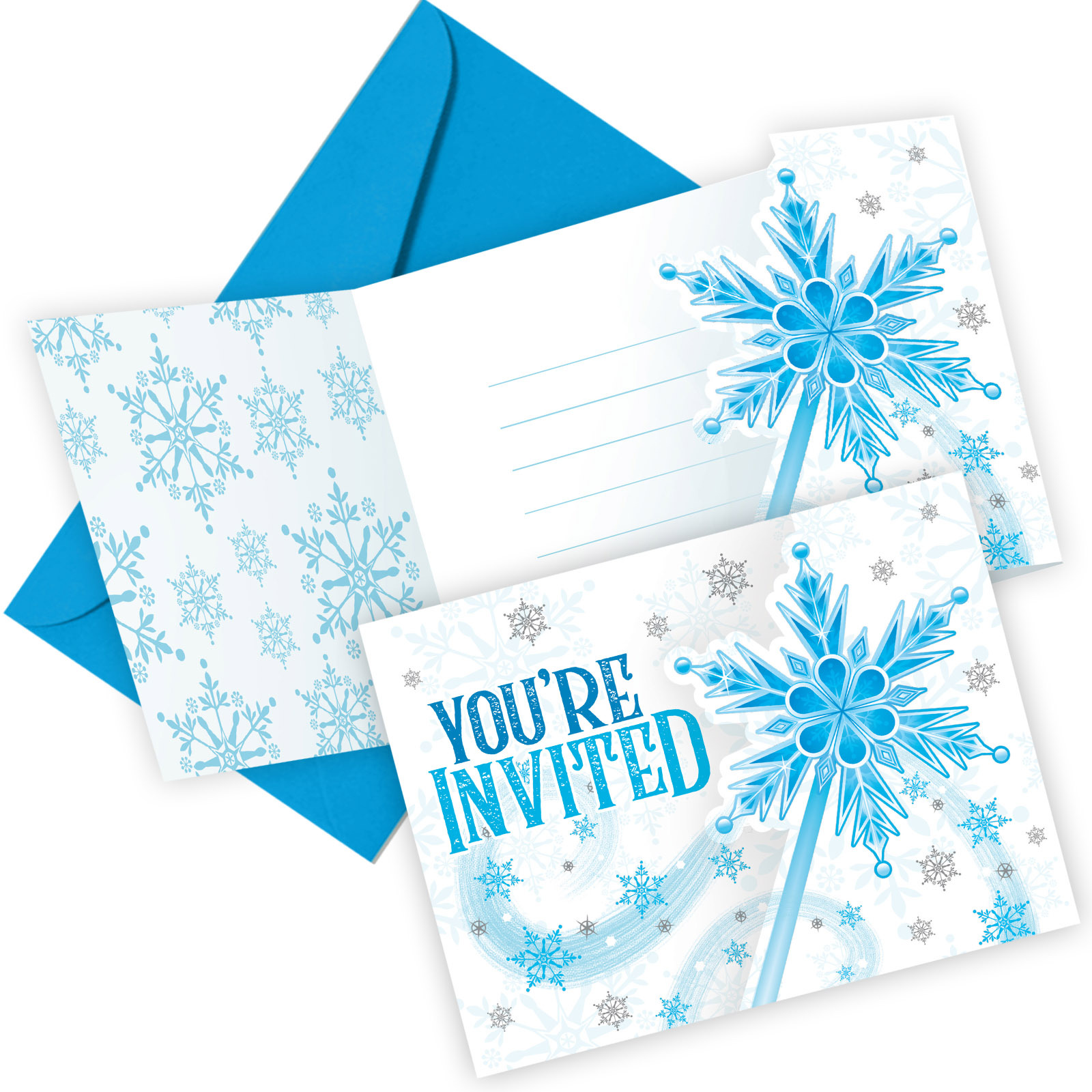 Snow Princess Invitations (Pack of 8)