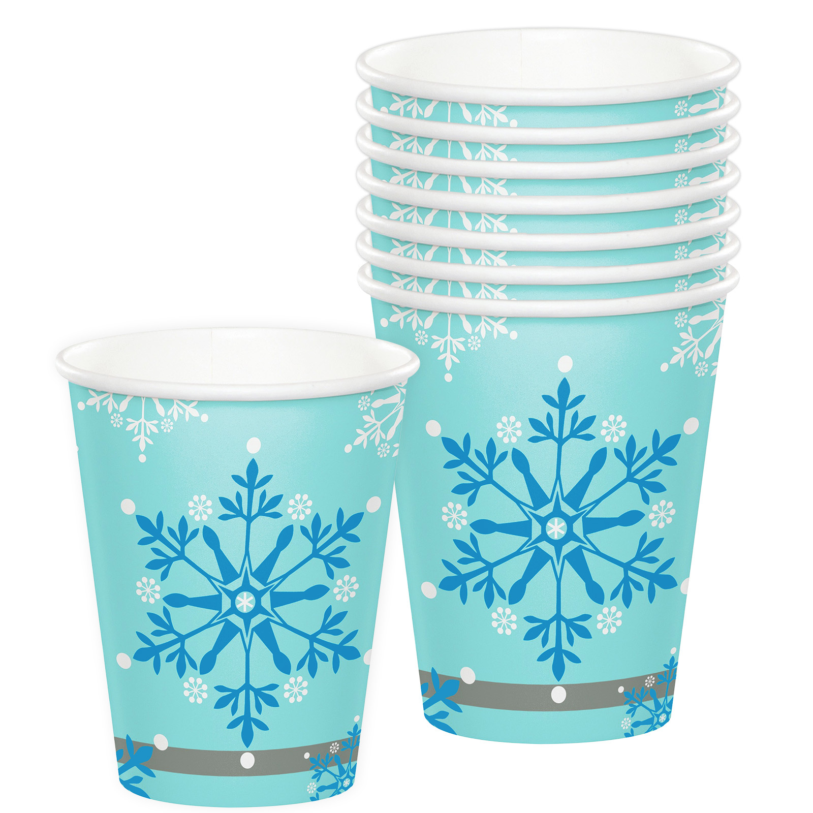 Snow Princess Paper Cups (Pack of 8)