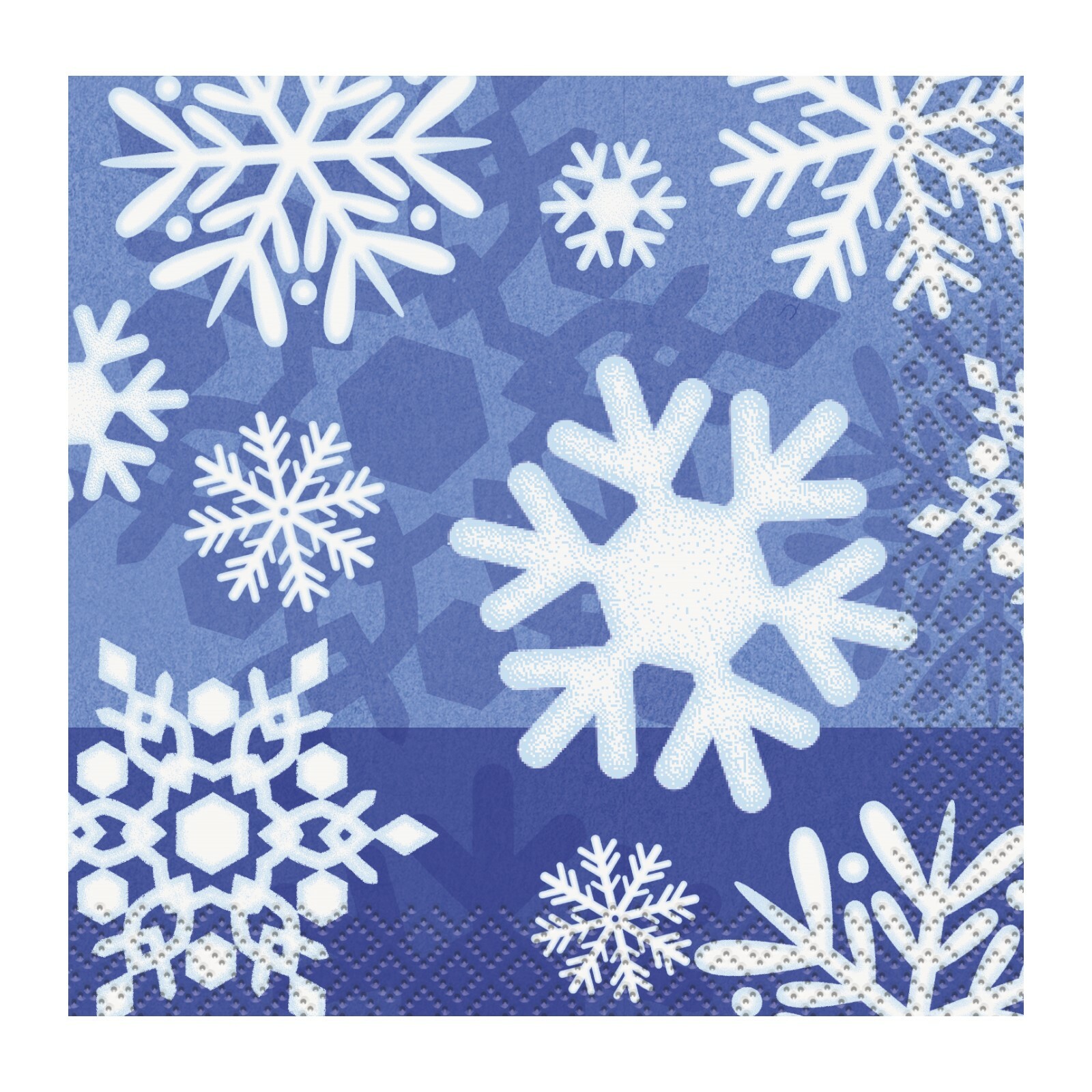 Winter Snowflake Small Napkins / Serviettes (Pack of 16)