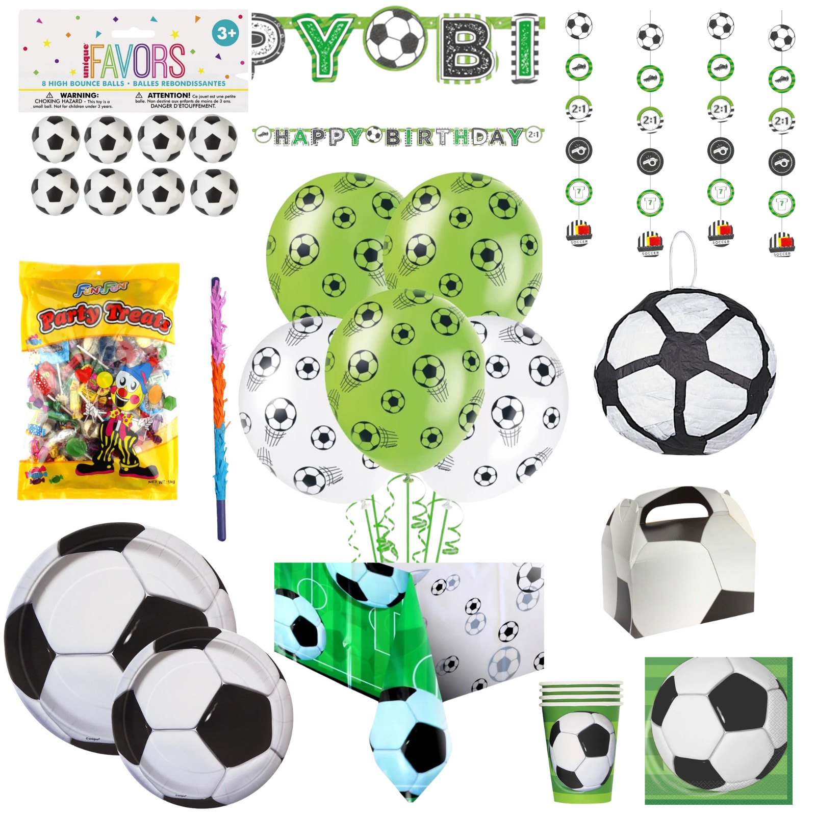Soccer Mega Party Set for 8 Guests