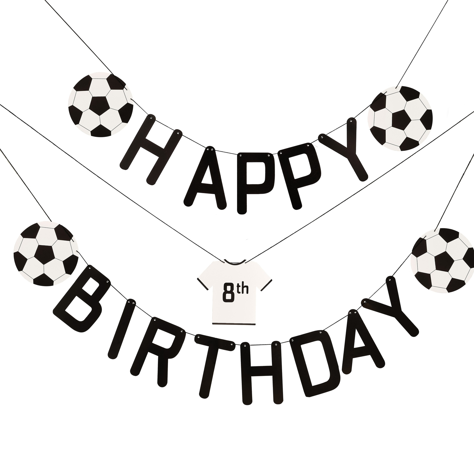 Ginger Ray Kick Off the Party Add An Age Banner Kit