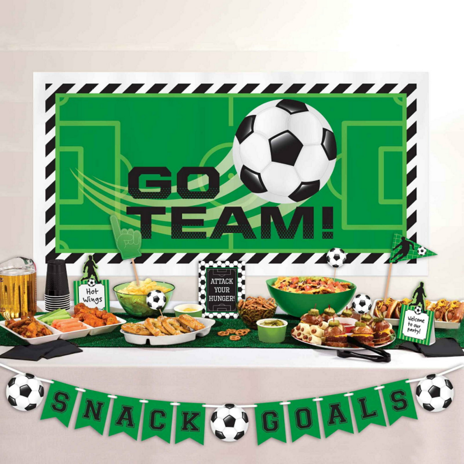 Goal Getter Soccer Buffet Decorating Kit