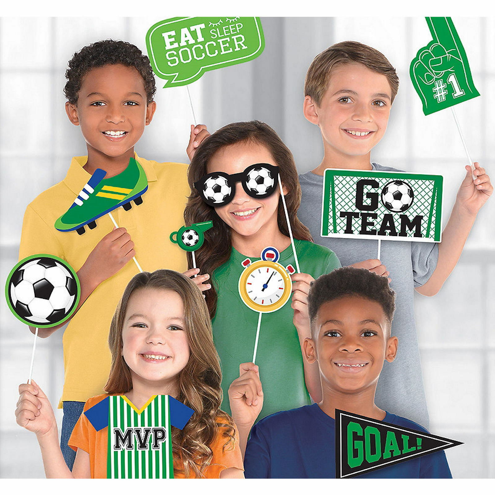 Goal Getter Soccer Photo Props (Pack of 13)