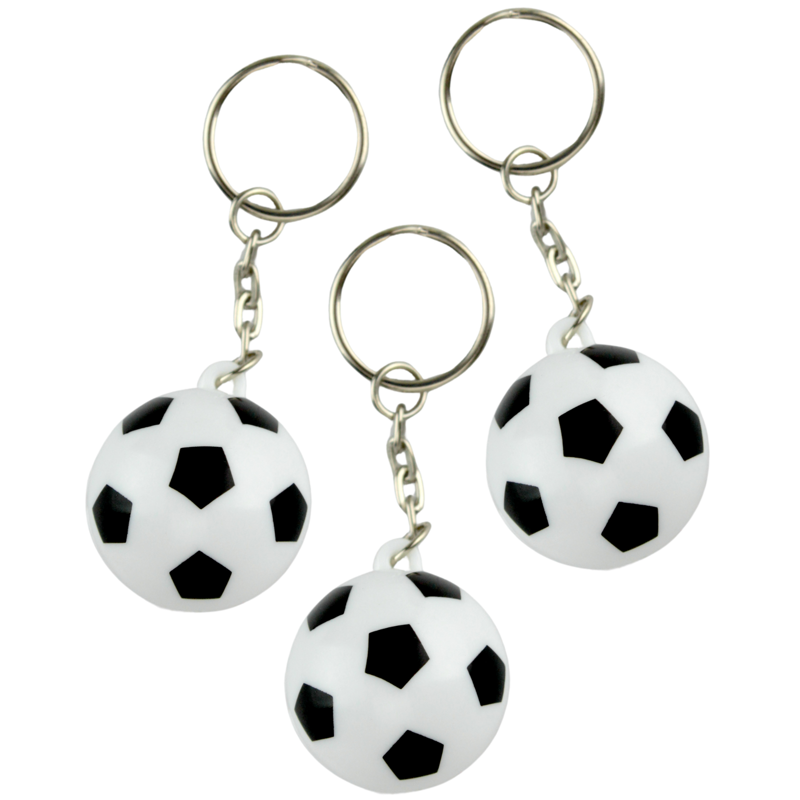 Soccer Ball Party Keyrings (Pack of 12) 