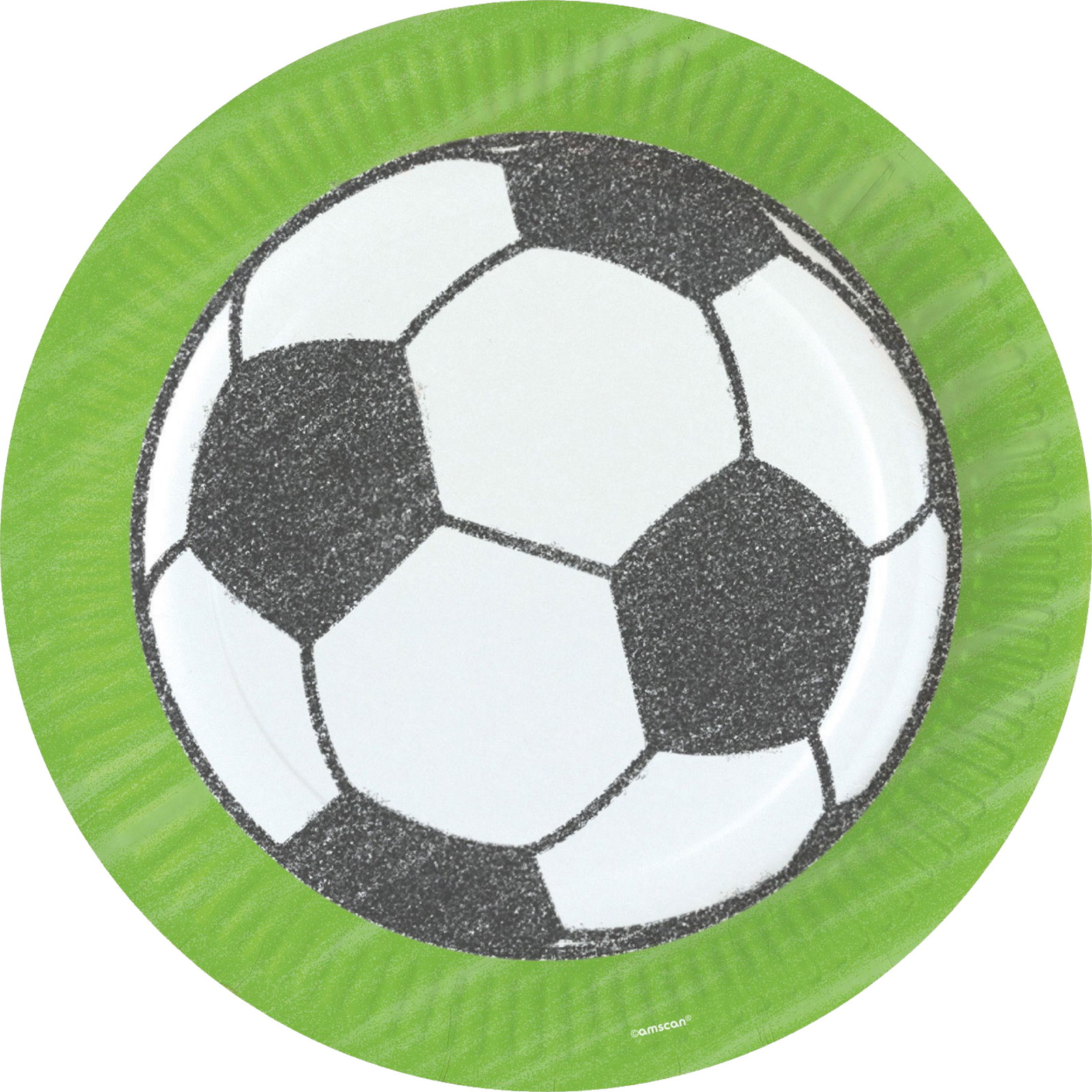 Soccer Kicker Party Large Paper Plates (Pack of 8)