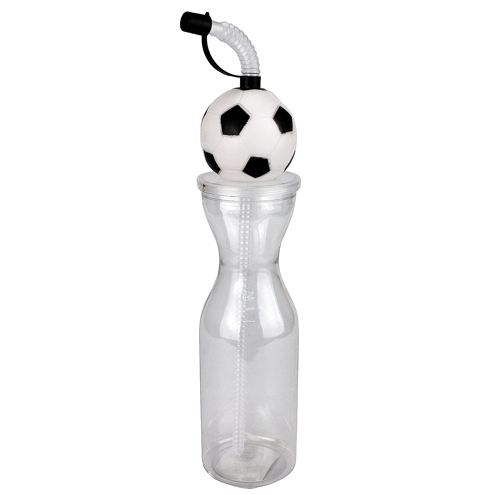 Soccer Ball Novelty Cup with Straw