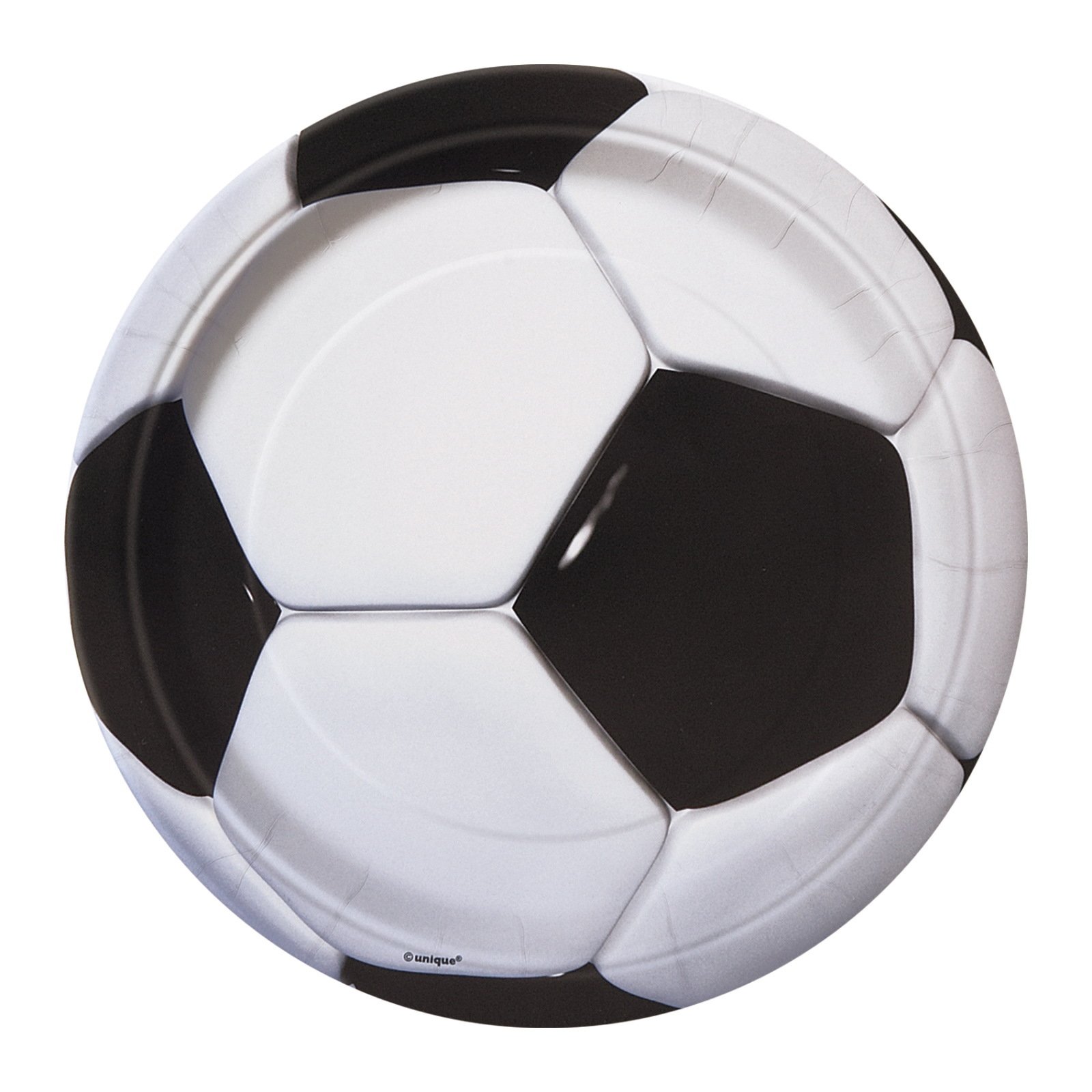 Soccer Ball Small Paper Plates (Pack of 8)