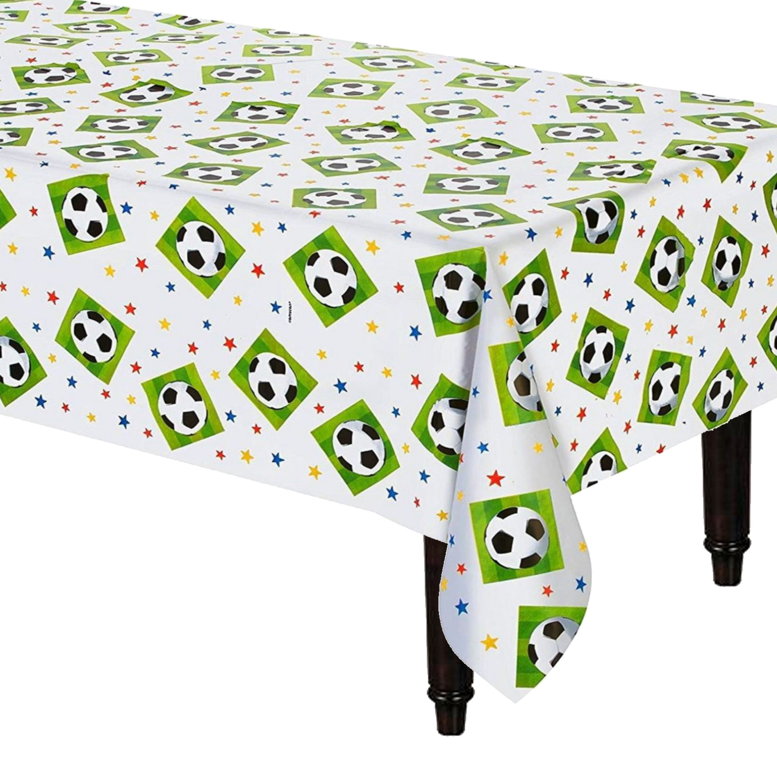 Championship Soccer Plastic Tablecloth