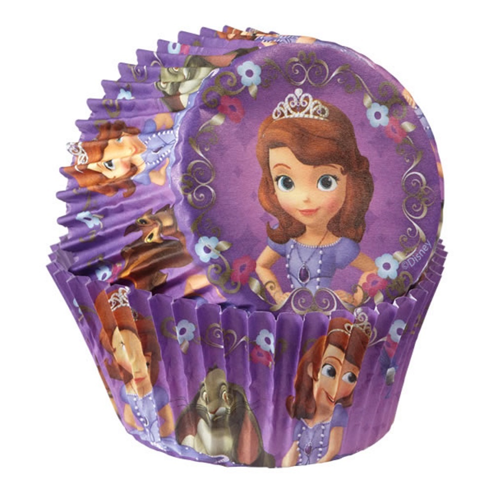 Sofia the First Baking Cups Patty Pans (Pack of 50)