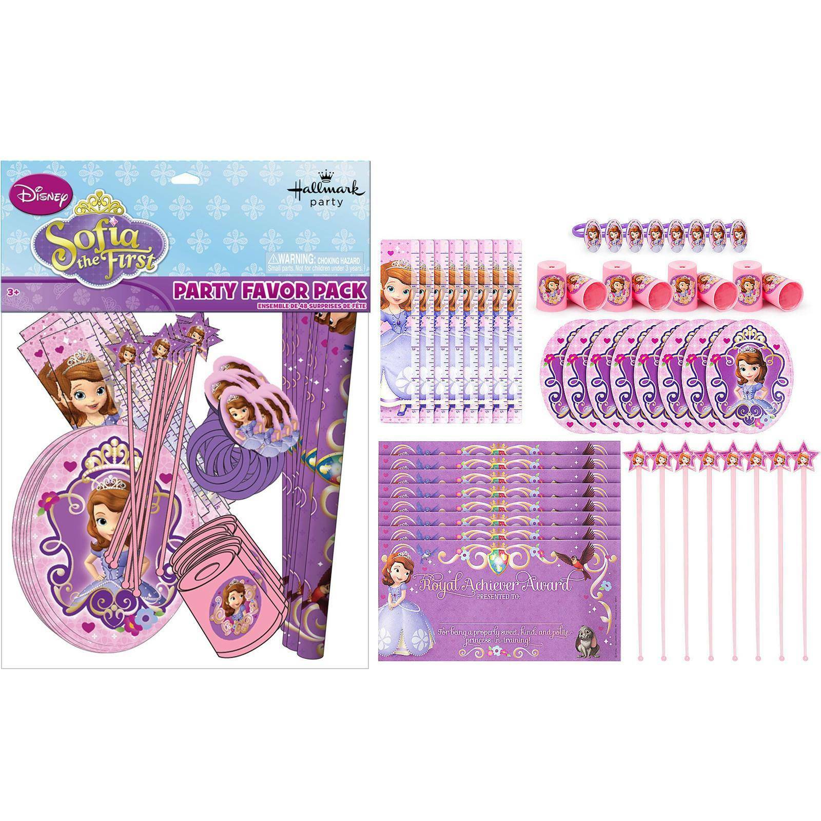 Sofia the First Party Favour Pack (48 Pieces)