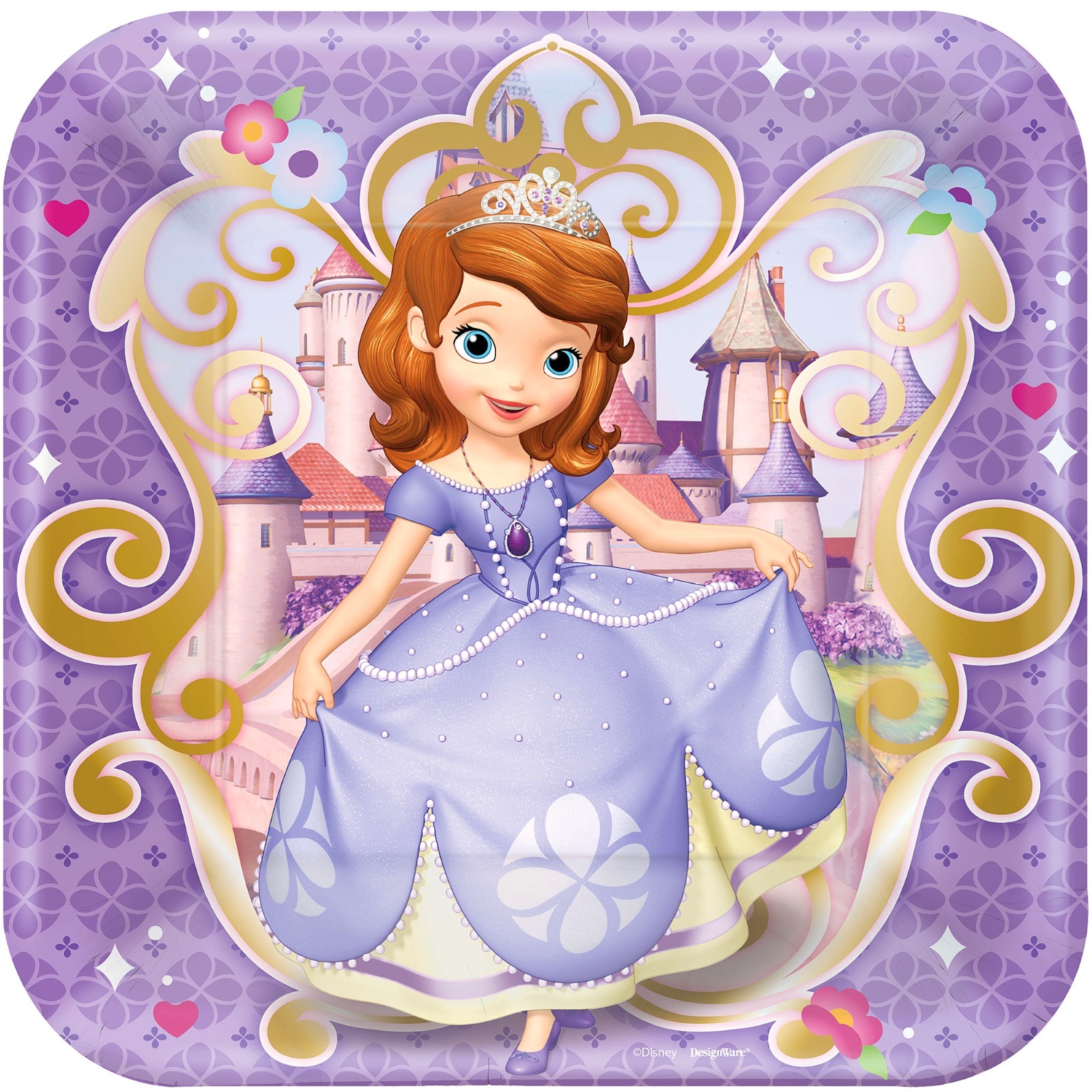 Sofia the First Large Paper Plates (Pack of 8)