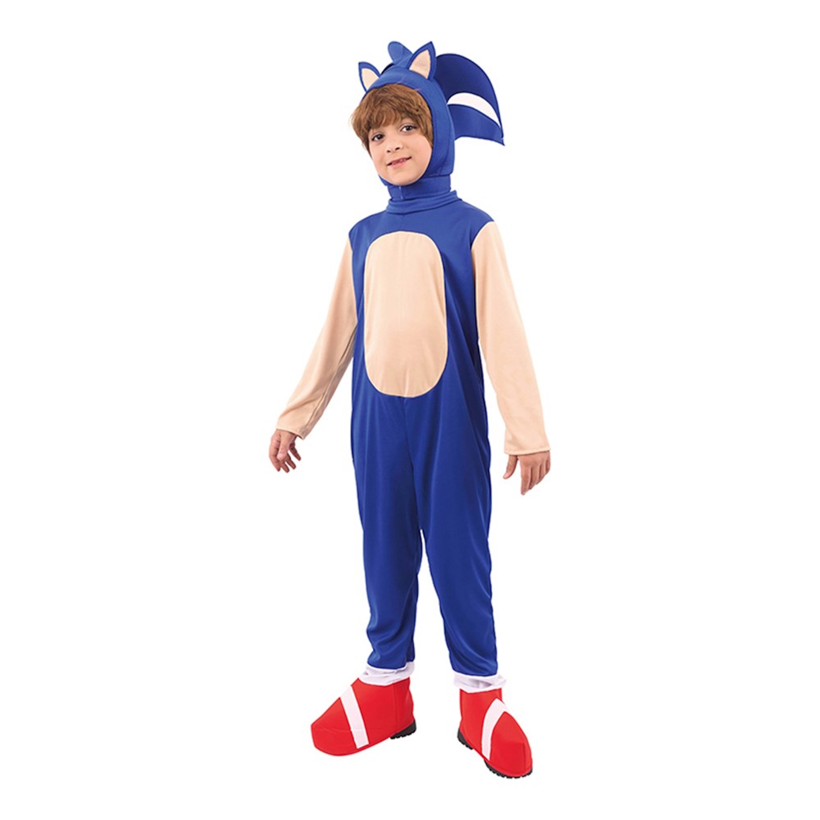 Blue Hedgehog Kids Costume 10-12 Years 