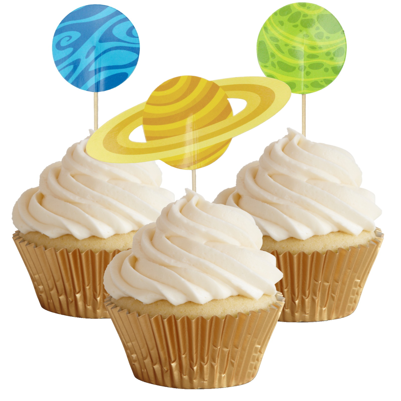 Space Party Cupcake Picks (Pack of 25)