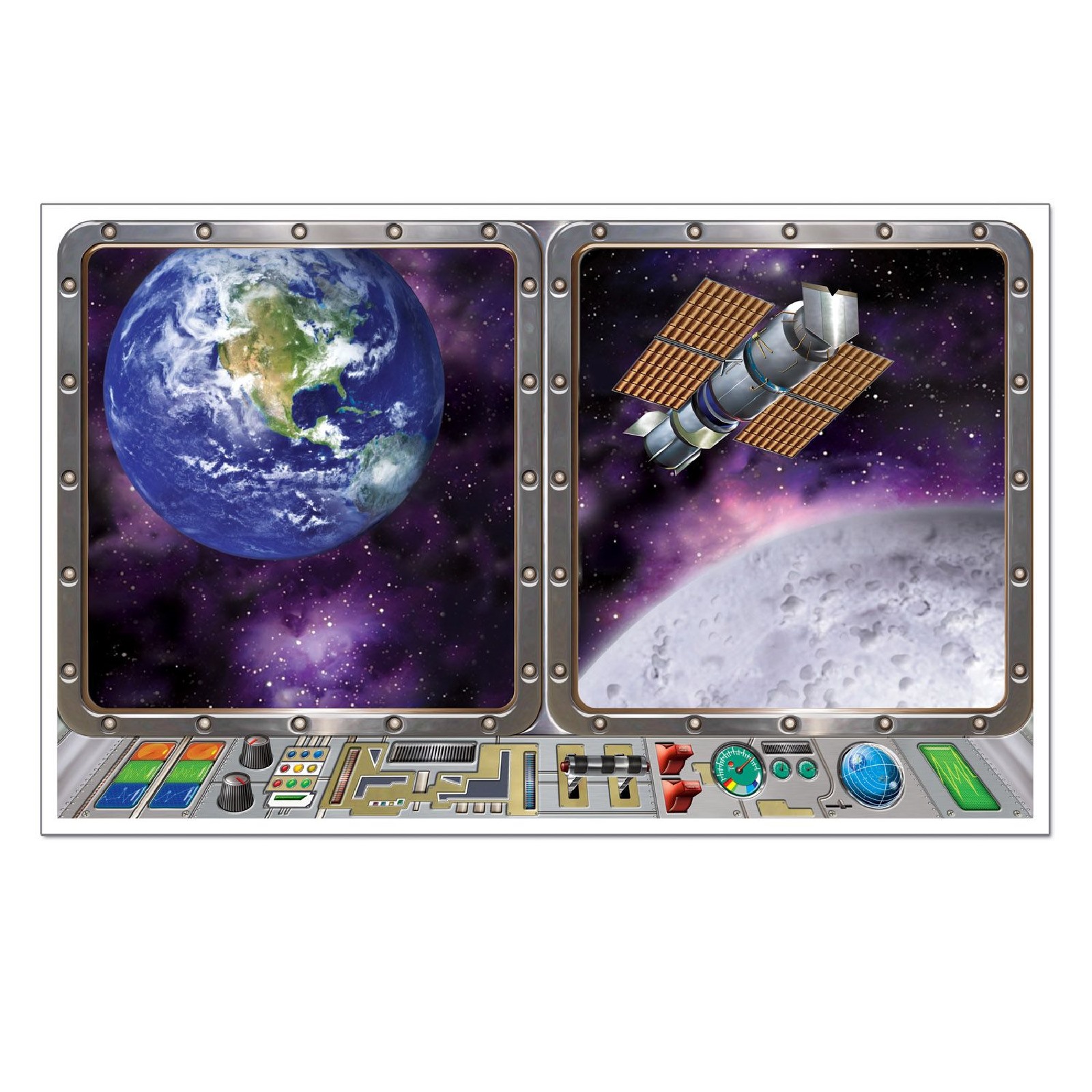 Galaxy Window Insta View Decoration