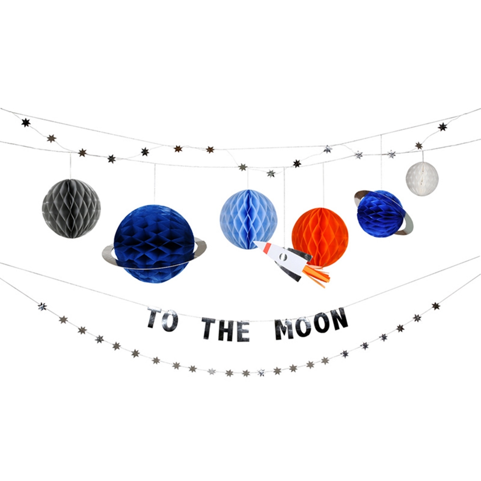 Meri Meri Space To the Moon Garland