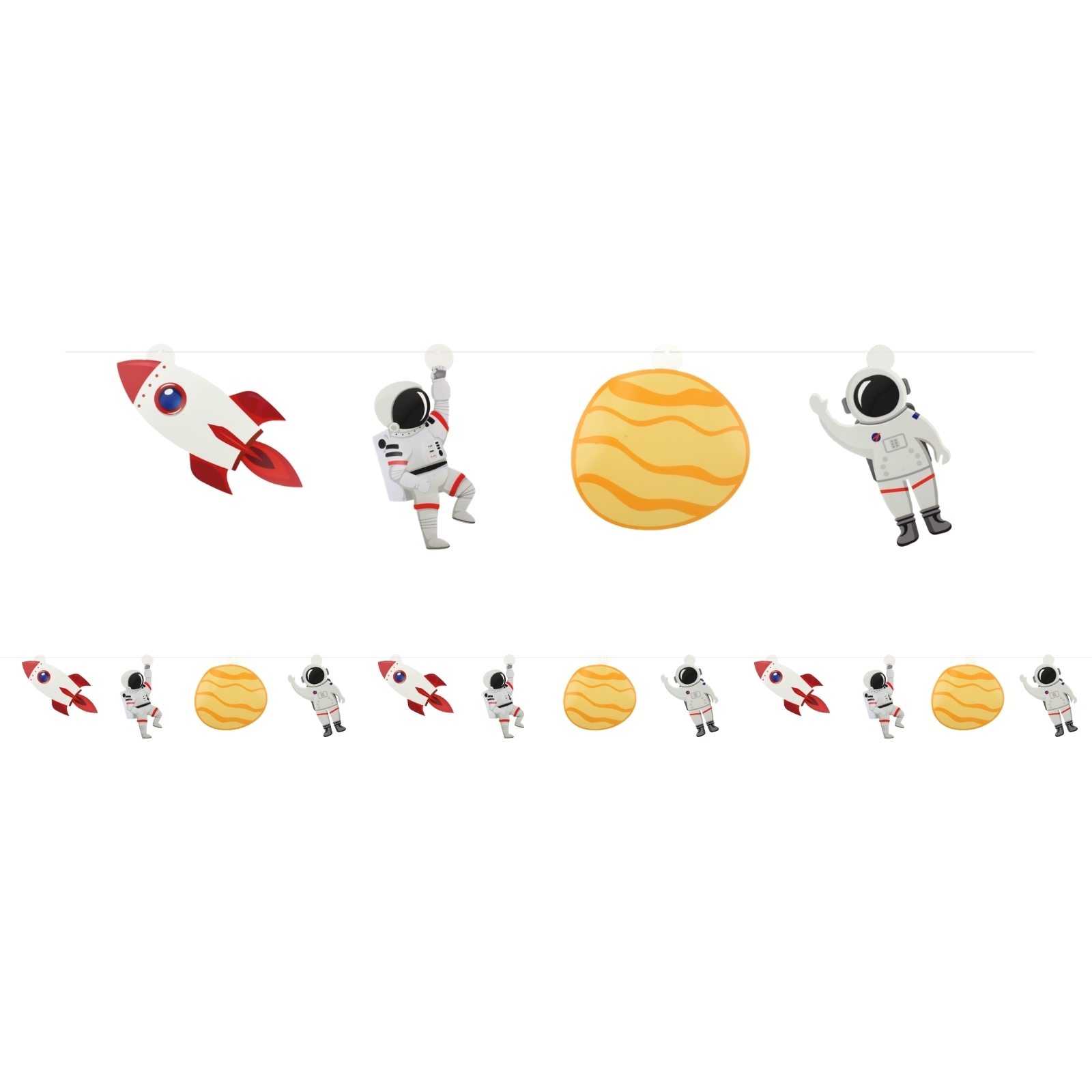 Space Voyage 4.5m Garland Banner