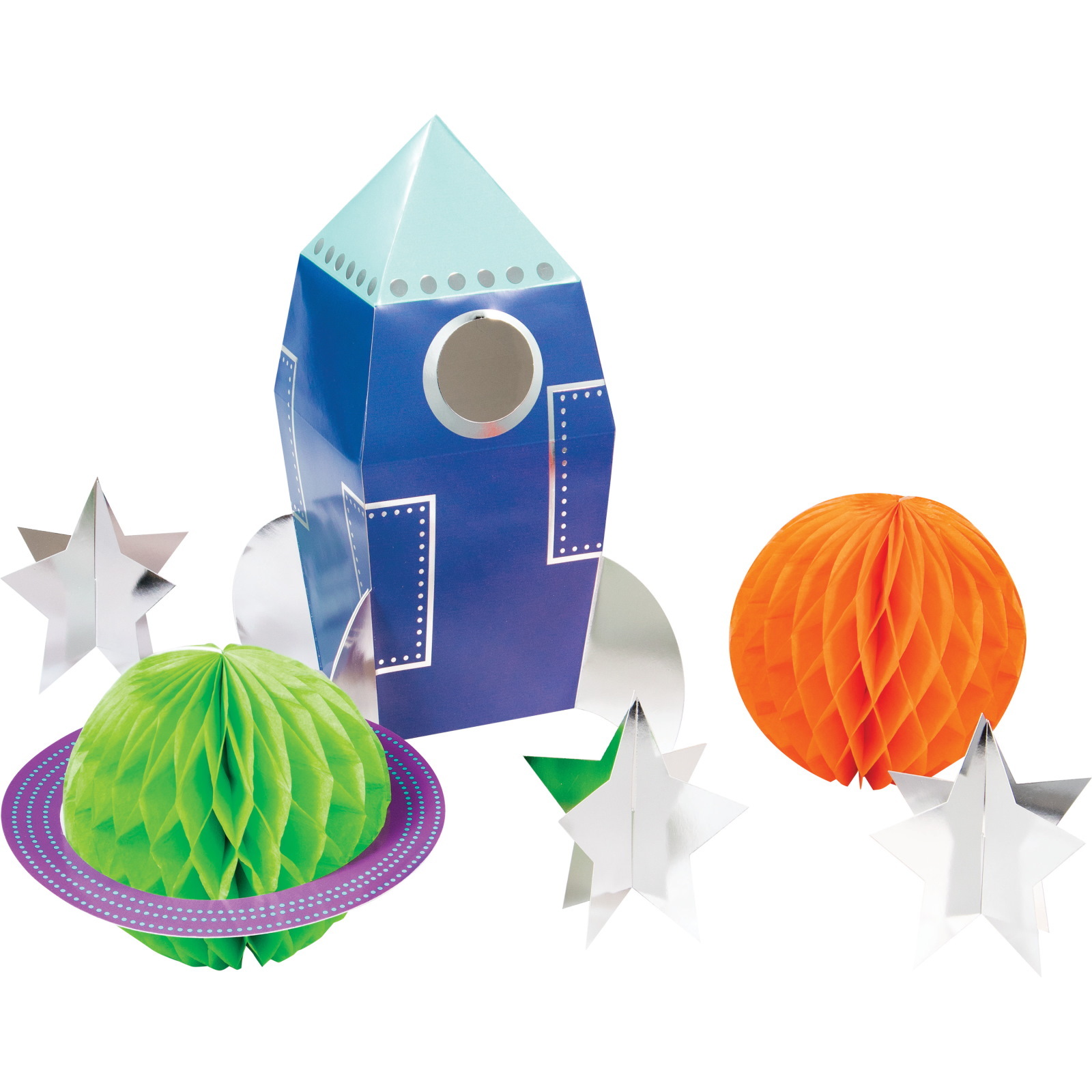 Space Party Centrepieces (Set of 6)