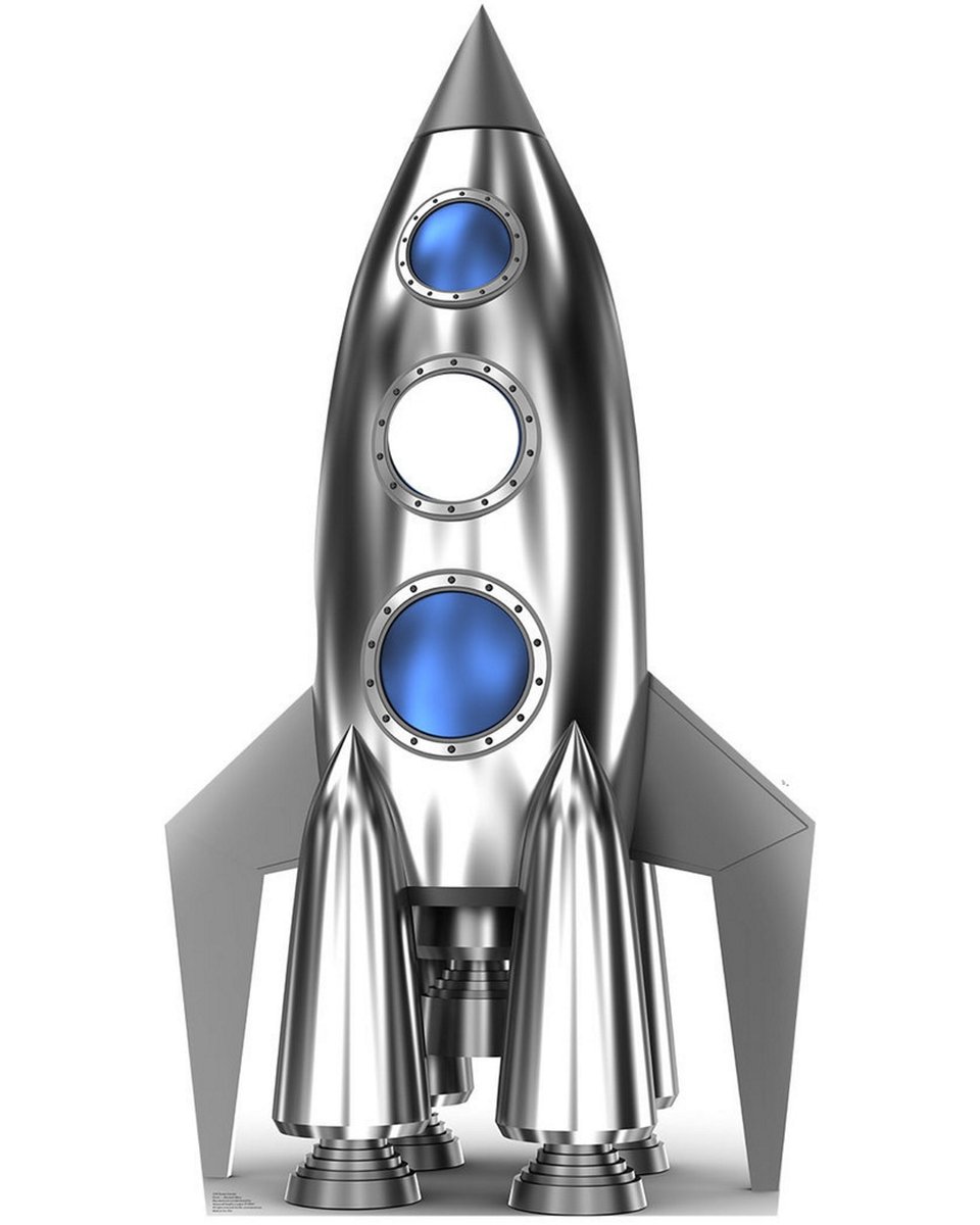 Space Rocket Stand Up Photo Prop | Space & Galaxy | Boys Birthday Party ...