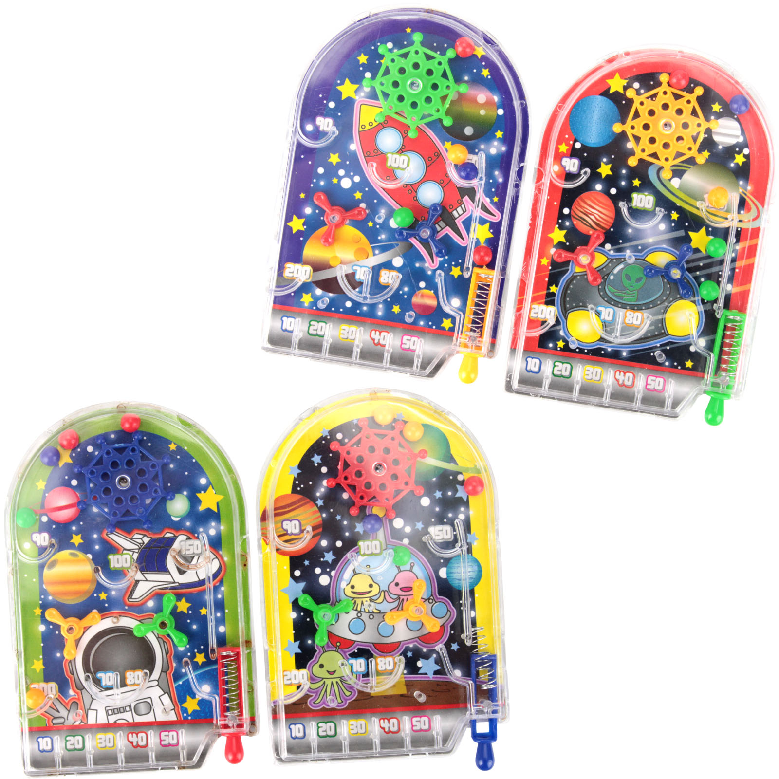 Pack of 2 Assorted Space Pinball Games (1 Pack Only) 