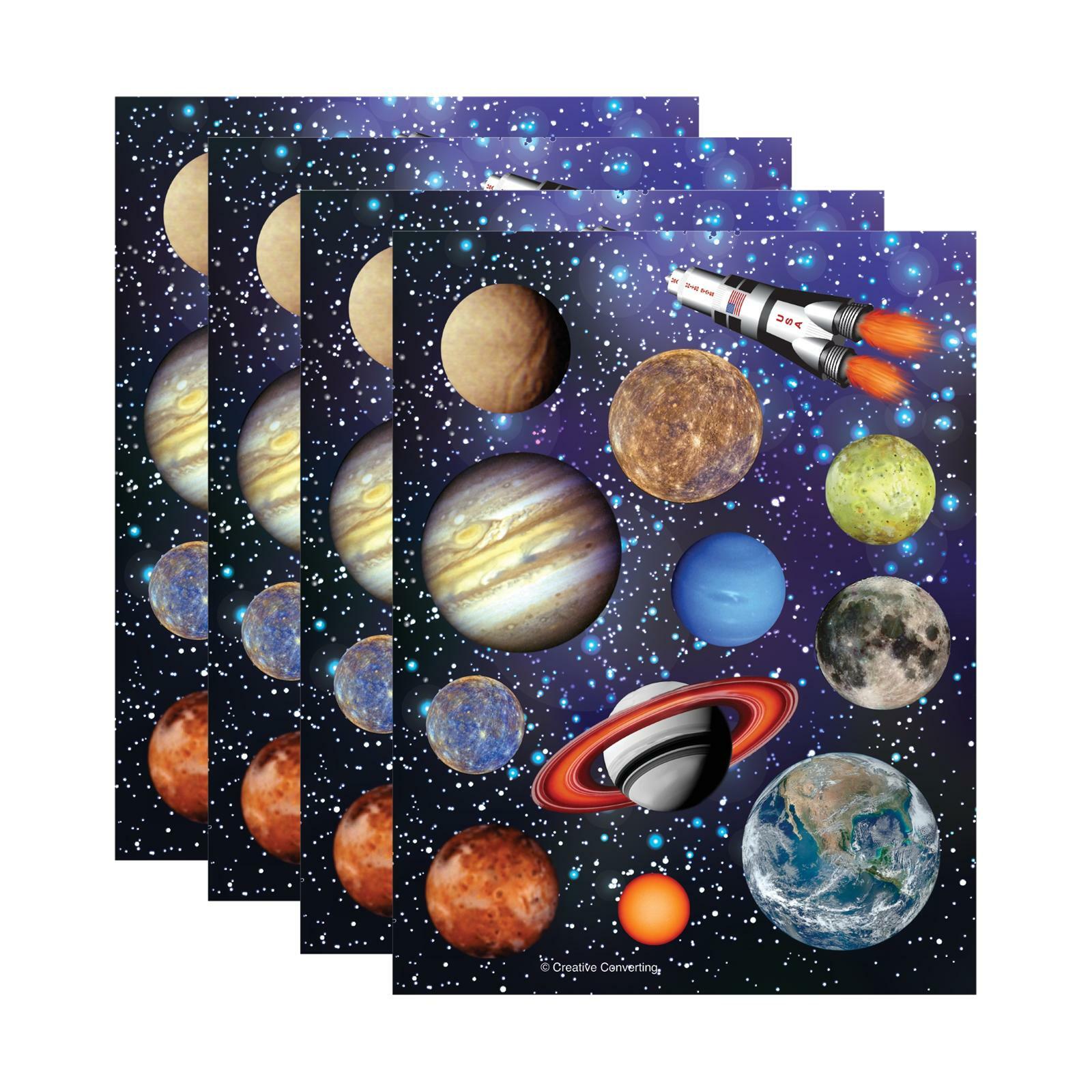 Space Blast Stickers (4 Sheets)