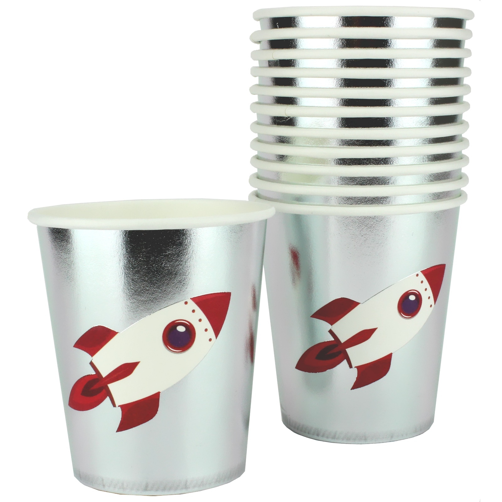 Space Voyage Paper Cups (Pack of 12)