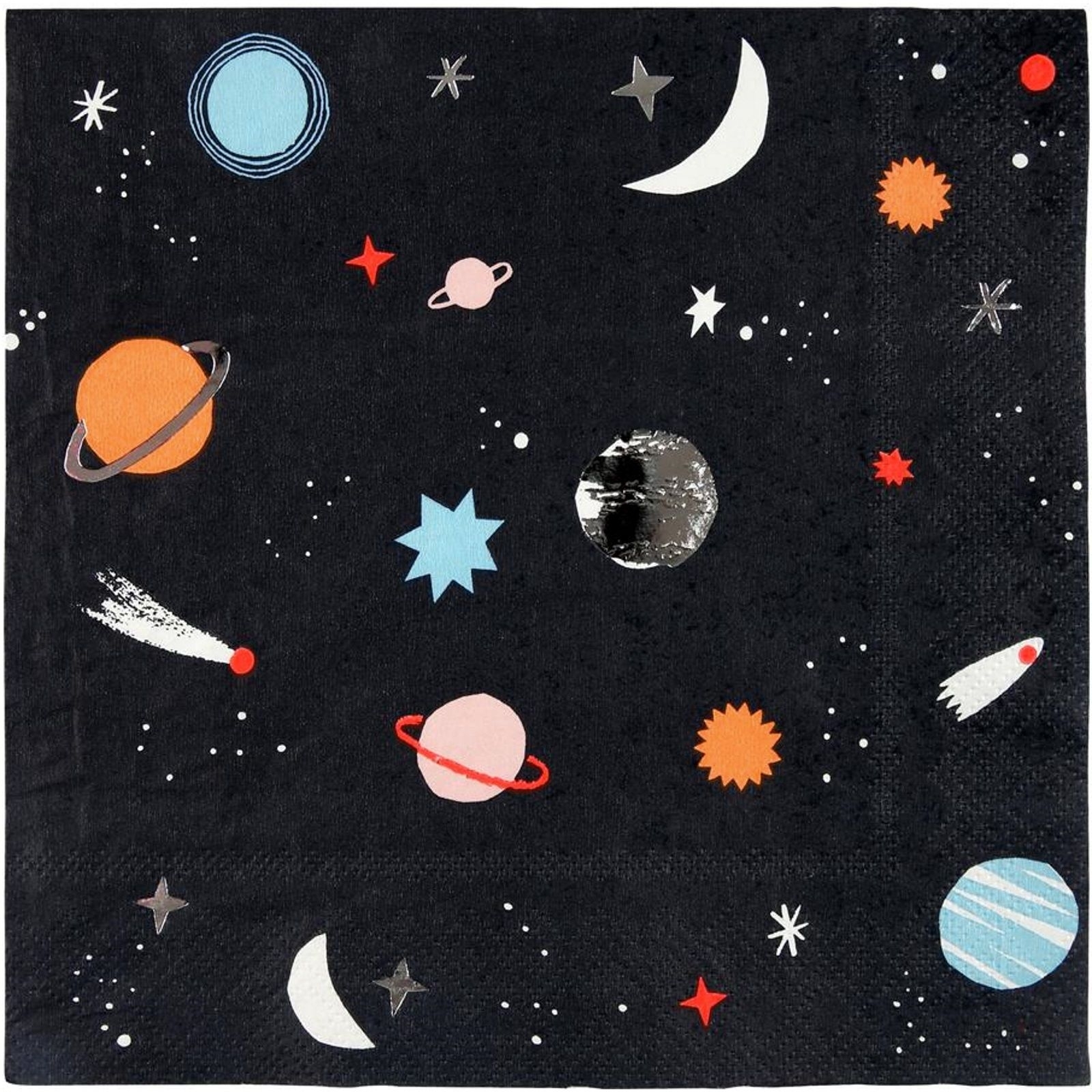 Meri Meri Space Large Napkins / Serviettes (Pack of 16)