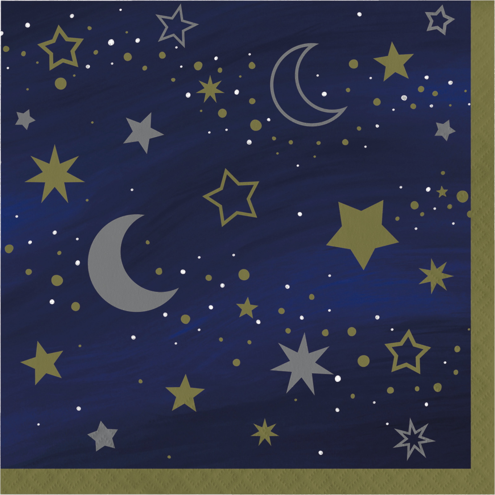 Starry Night Large Paper Napkins / Serviettes (Pack of 16)