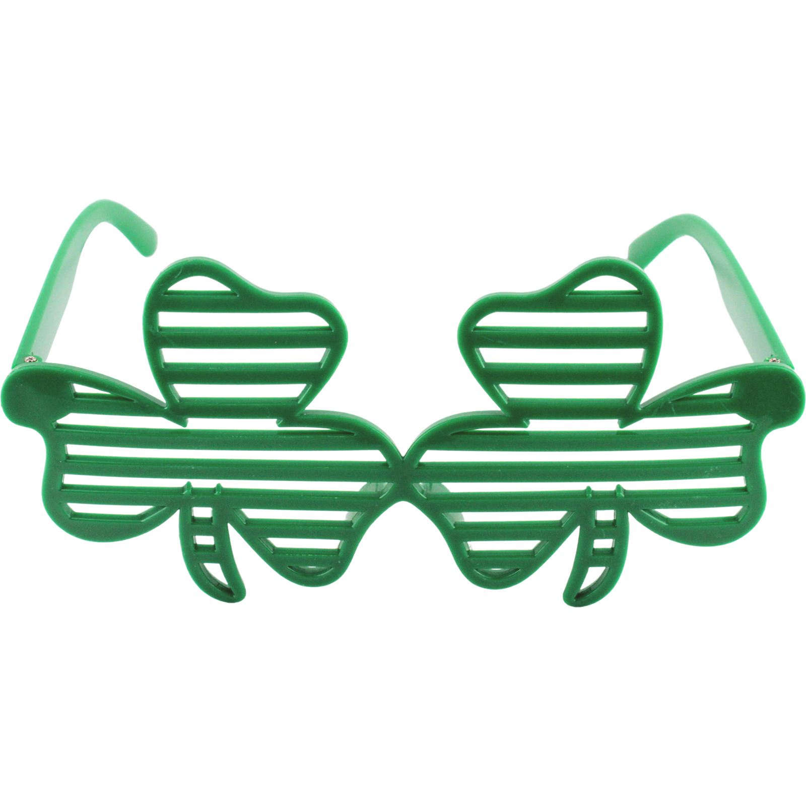 Green Shamrock Shutter Glasses