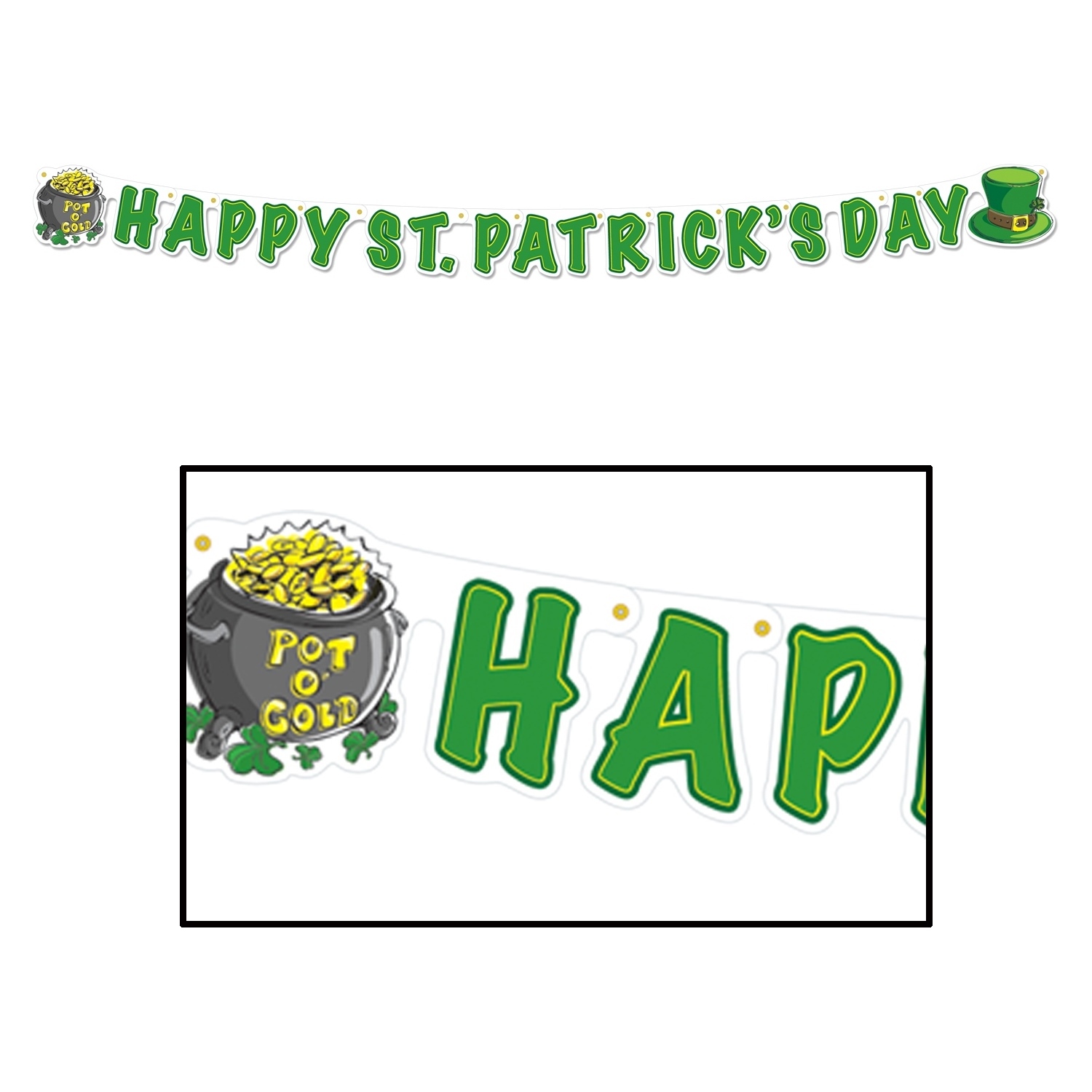 Happy St. Patrick's Day Banner